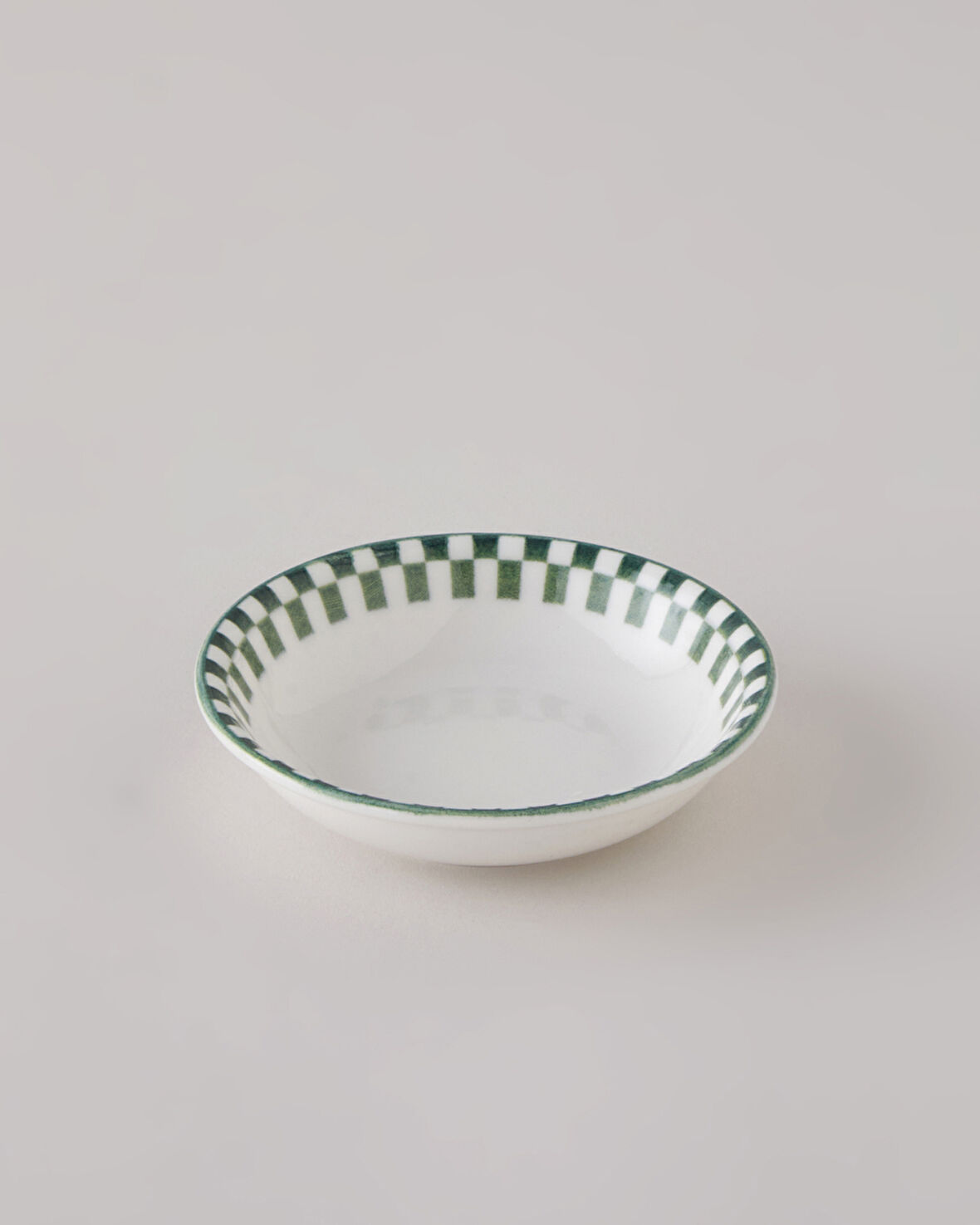 Gardenia Porselen Çerezlik 11 cm Beyaz - Yeşil