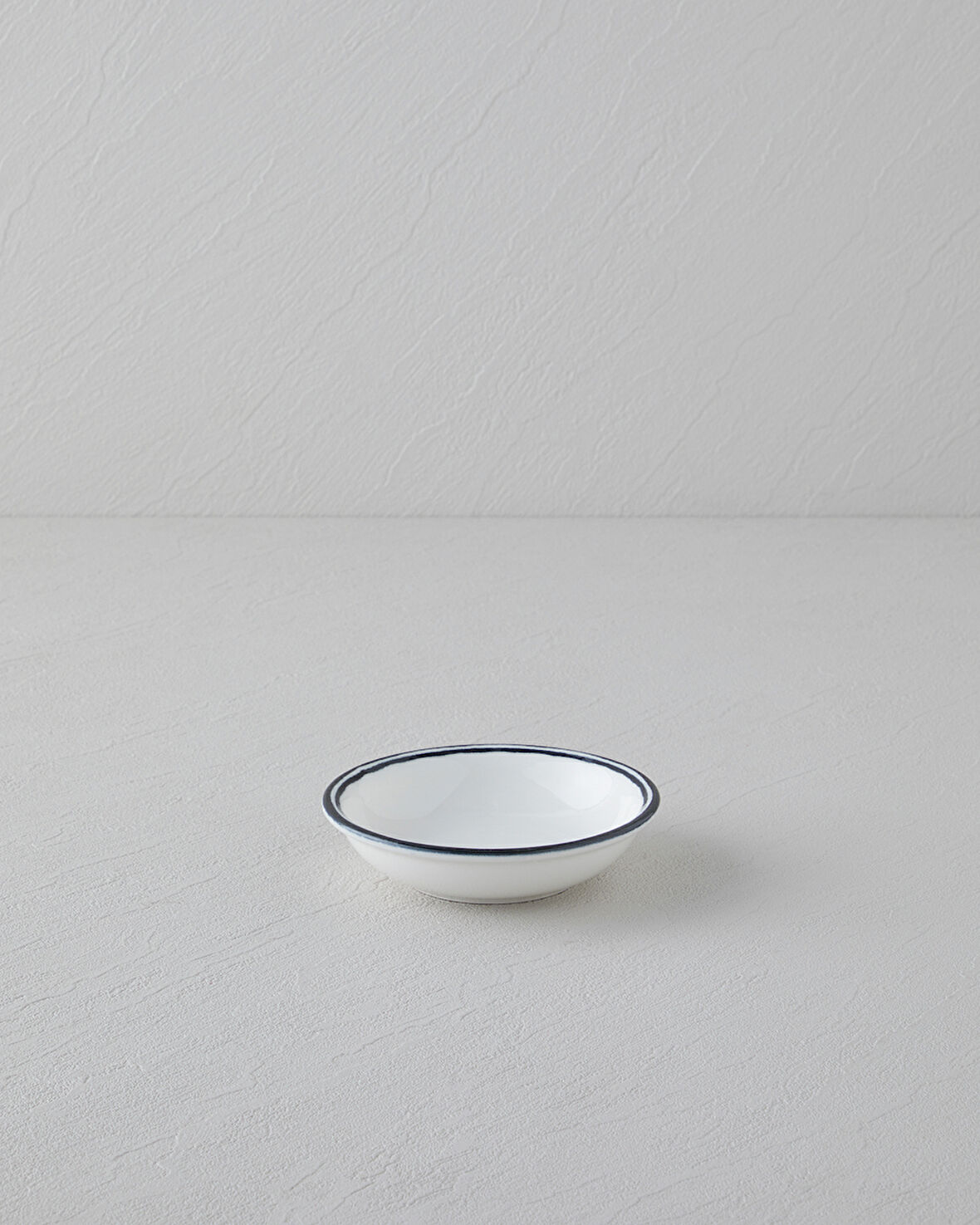 Black Lines Porselen Çerezlik 11 cm Siyah - Beyaz