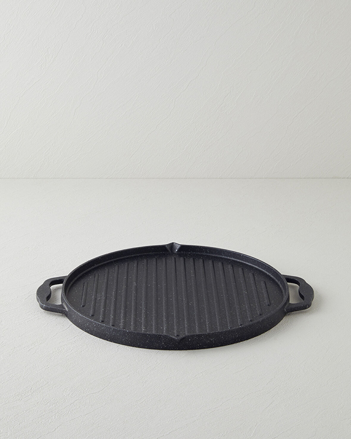 Savor Premium Yuvarlak Grill Tava 34 cm Siyah