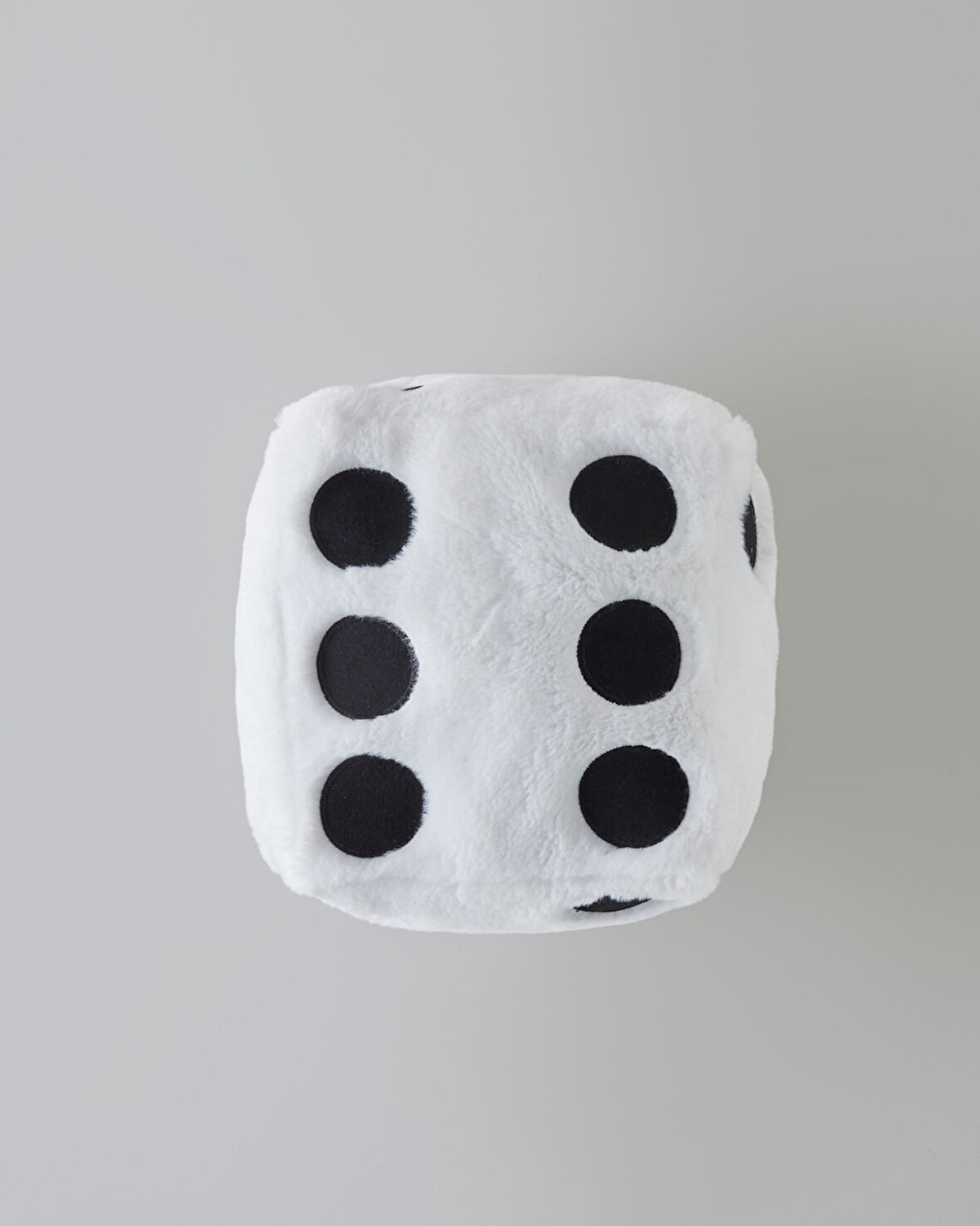 Dice Dekoratif Kırlent 20x20 cm Beyaz