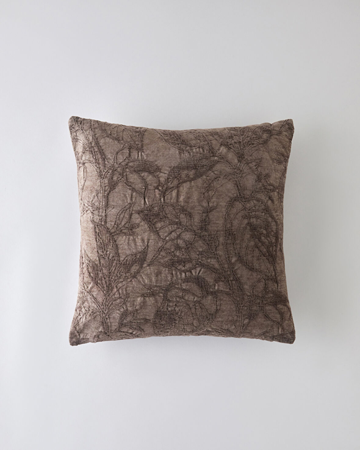 Lily Kırlent Kılıfı 45x45 cm Kahve