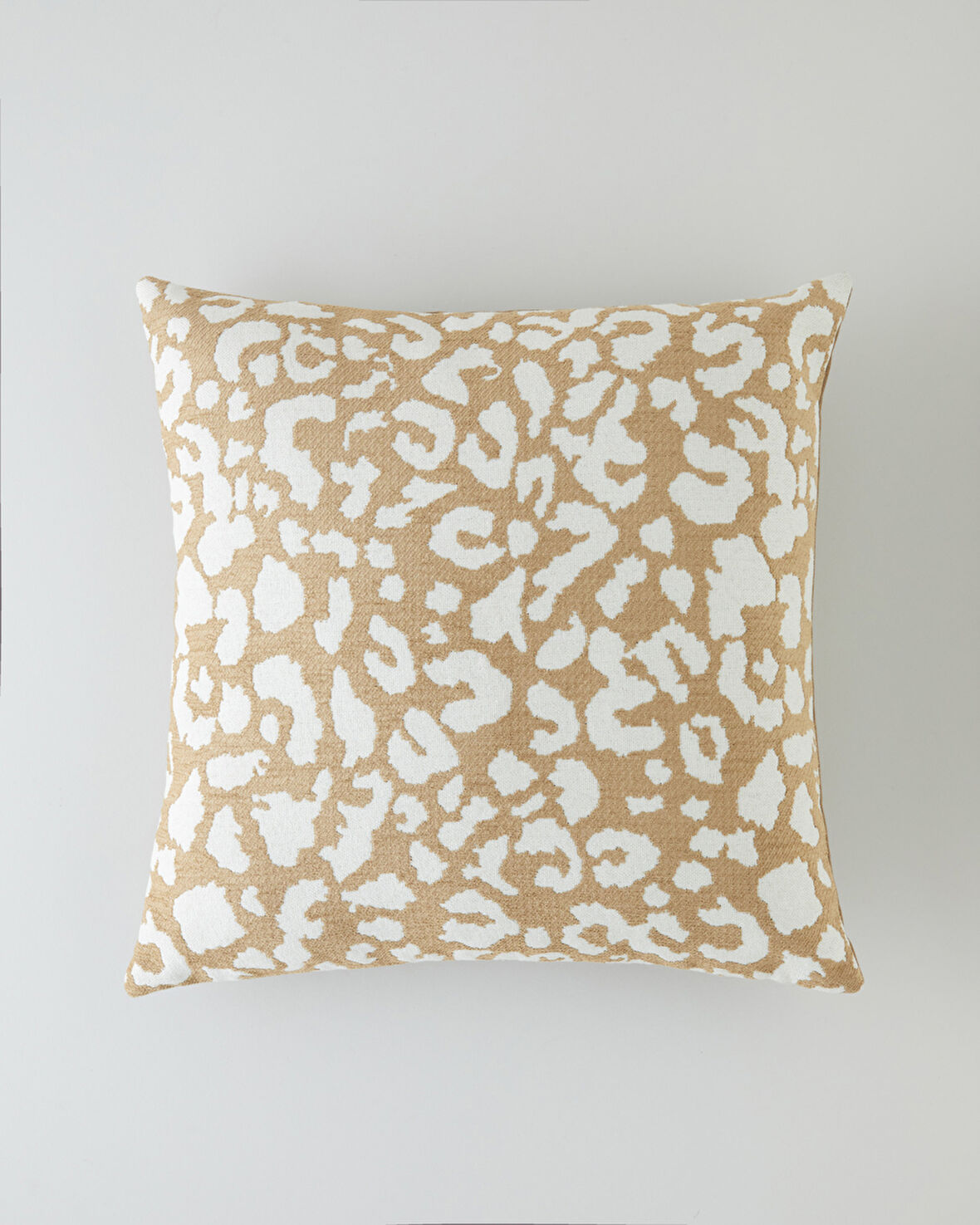 Leopura Dekoratif Kırlent 45x45 cm Açık Kahverengi