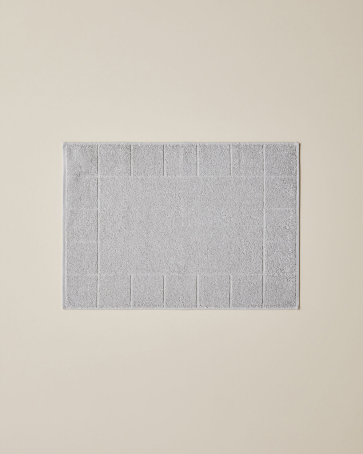 Chequer Pamuk Ayak Havlusu 50x70 cm Gri
