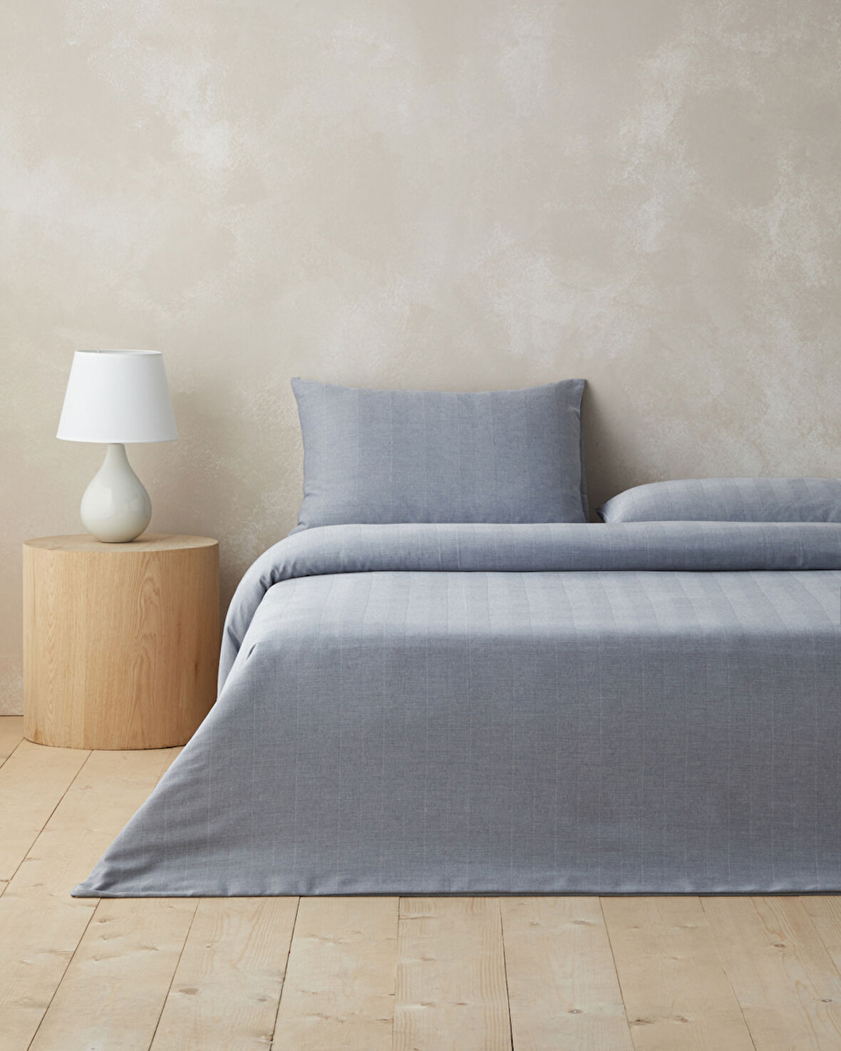 Twiluxe  İpliği Boyalı Tek Kişilik Nevresim Takımı 160x220 cm Lacivert