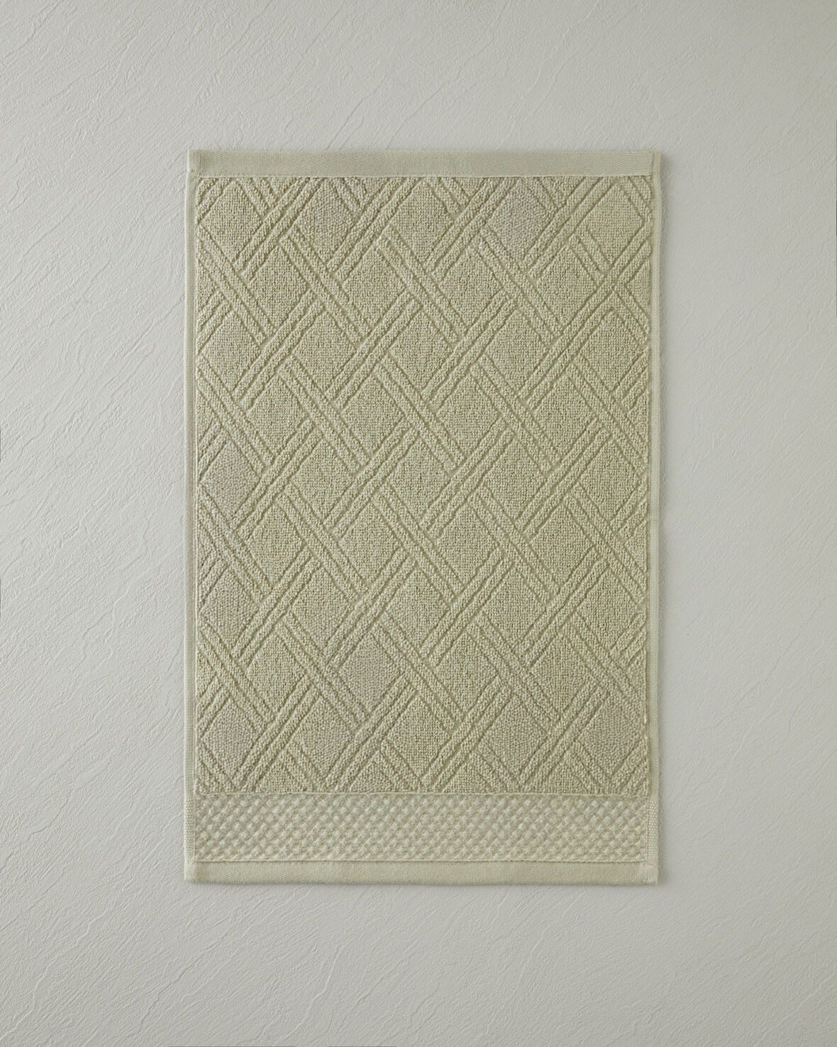 Chic Diamond Pamuk El Havlusu 30x45 cm Açık Yeşil