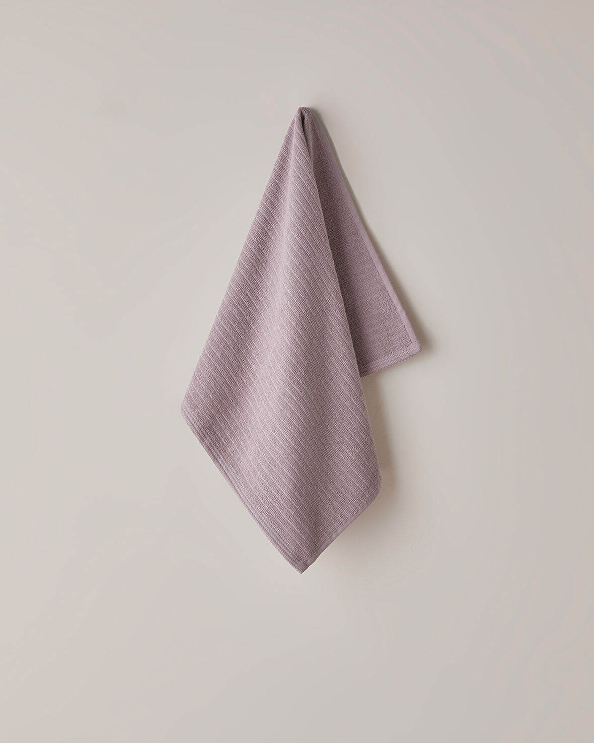 Stripe Pamuk Yüz Havlusu 50x70 cm Gül Kurusu