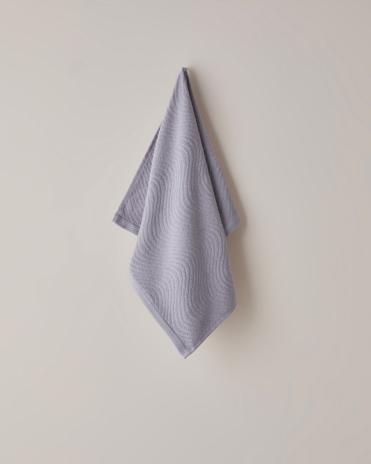 Wave Pamuk Yüz Havlusu 50x70 cm Mor