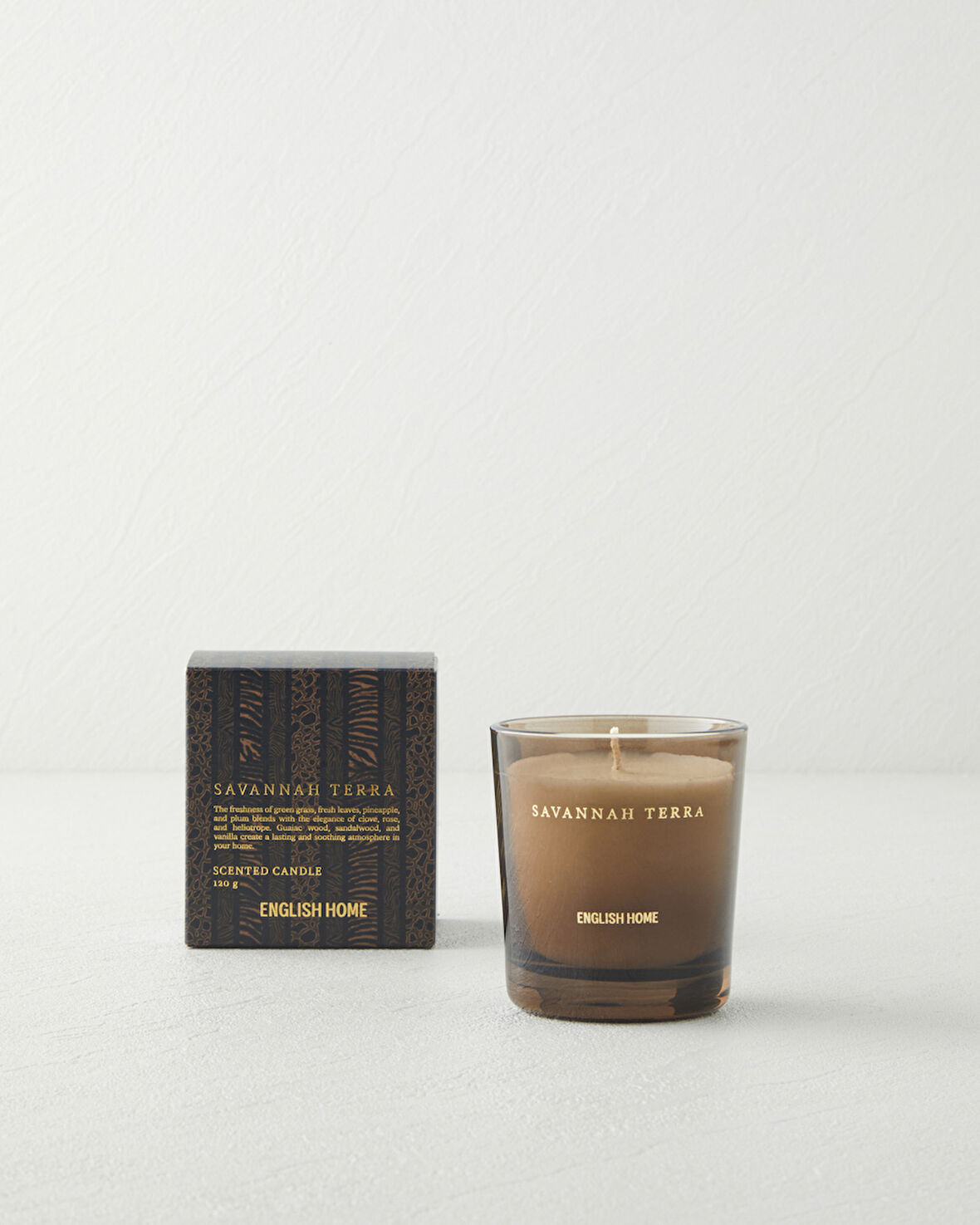 Savannah Terra Kokulu Mum 120 gr Şeffaf