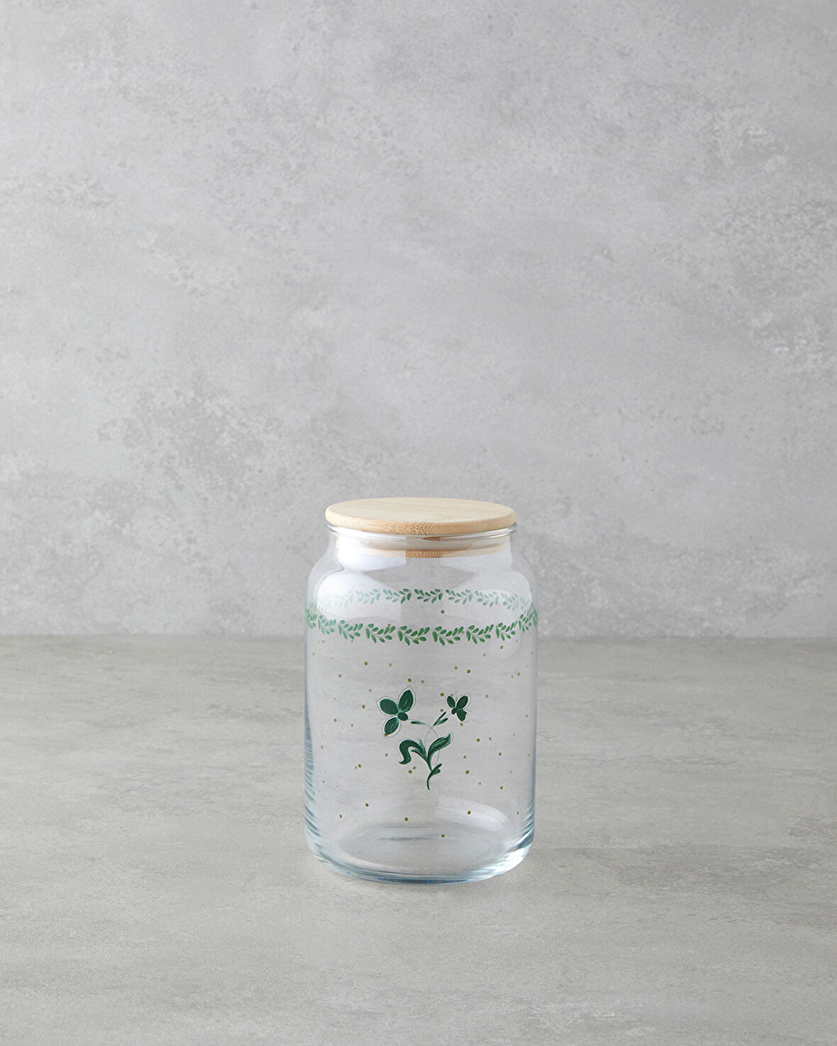 Melie Cam Kavanoz 970 ml Yeşil