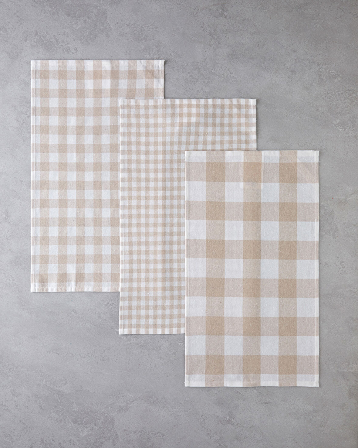 Dyna Pamuk 3'lü Kurulama Bezi 30x50 cm Bej