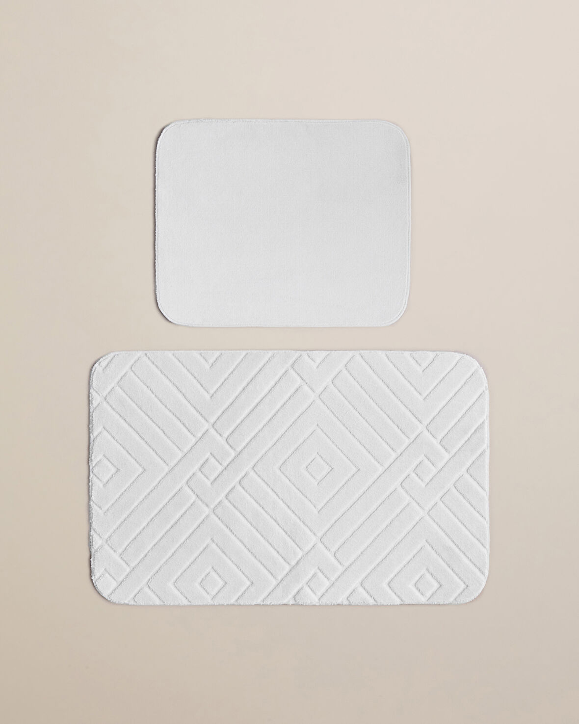 Twillow Banyo Paspası Seti 60x100 cm + 50x60 cm Açık Gri