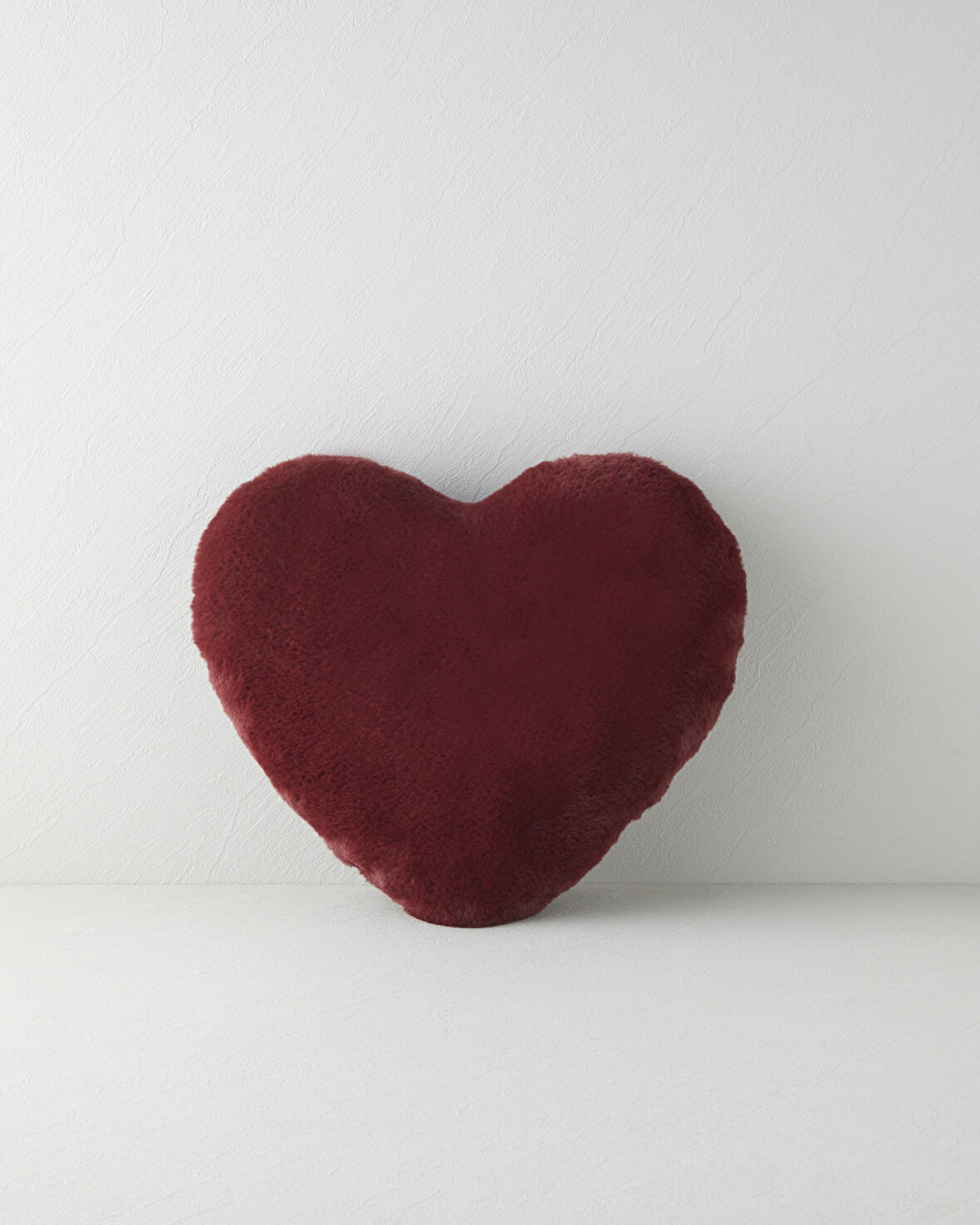 Kalpli Dekoratif Kırlent Bordo