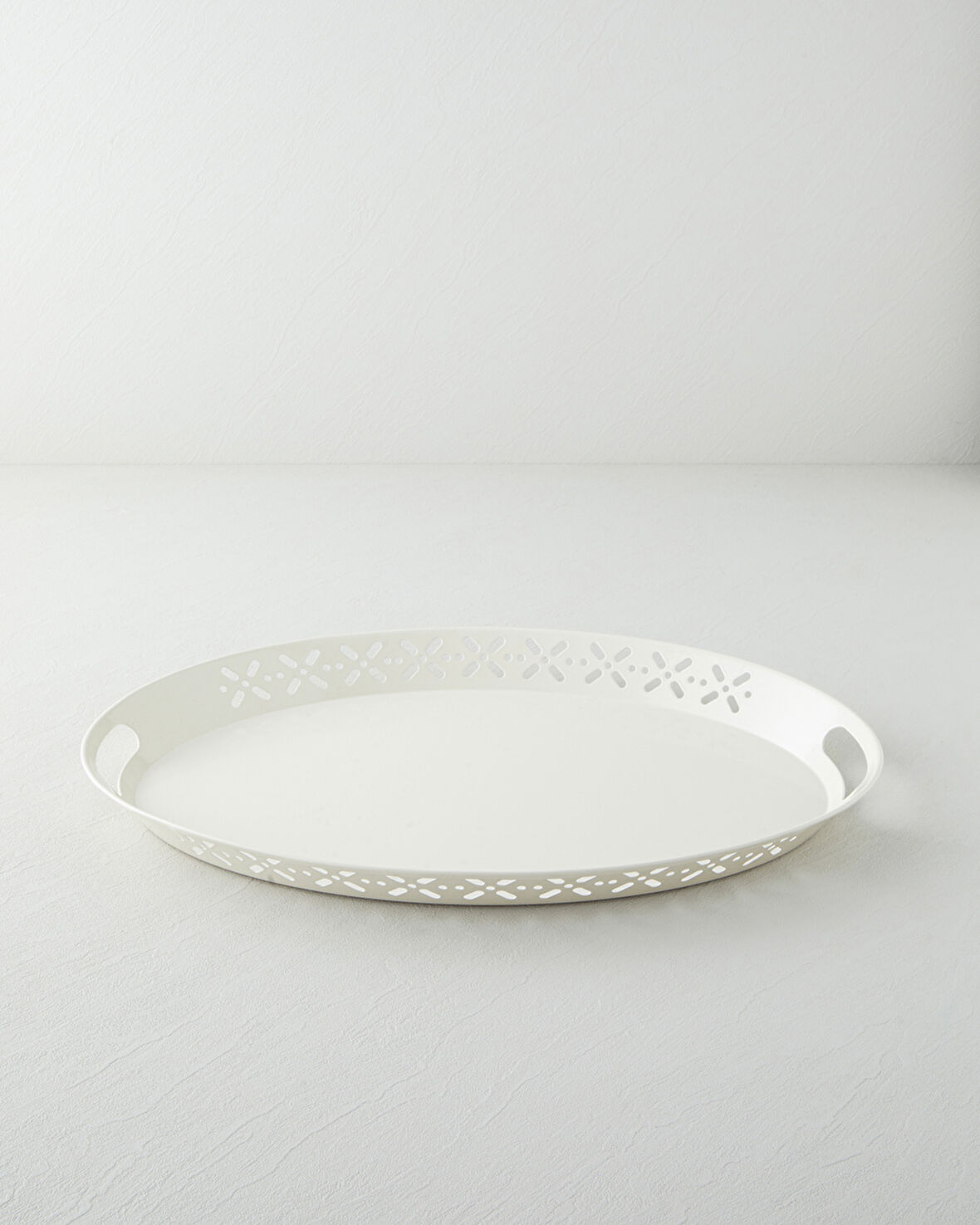 Core Metal Tepsi 52x39 cm Krem