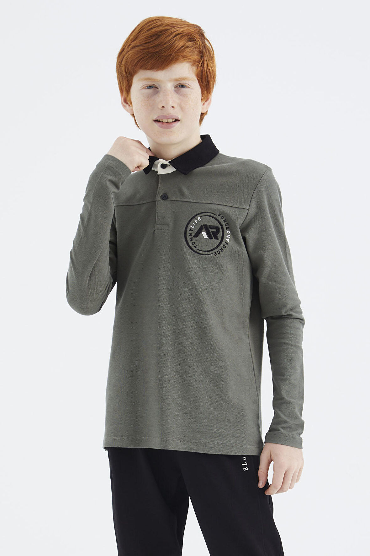 Çağla Polo Yaka Erkek Çocuk T-Shirt - 11172 | 14-15 Yaş