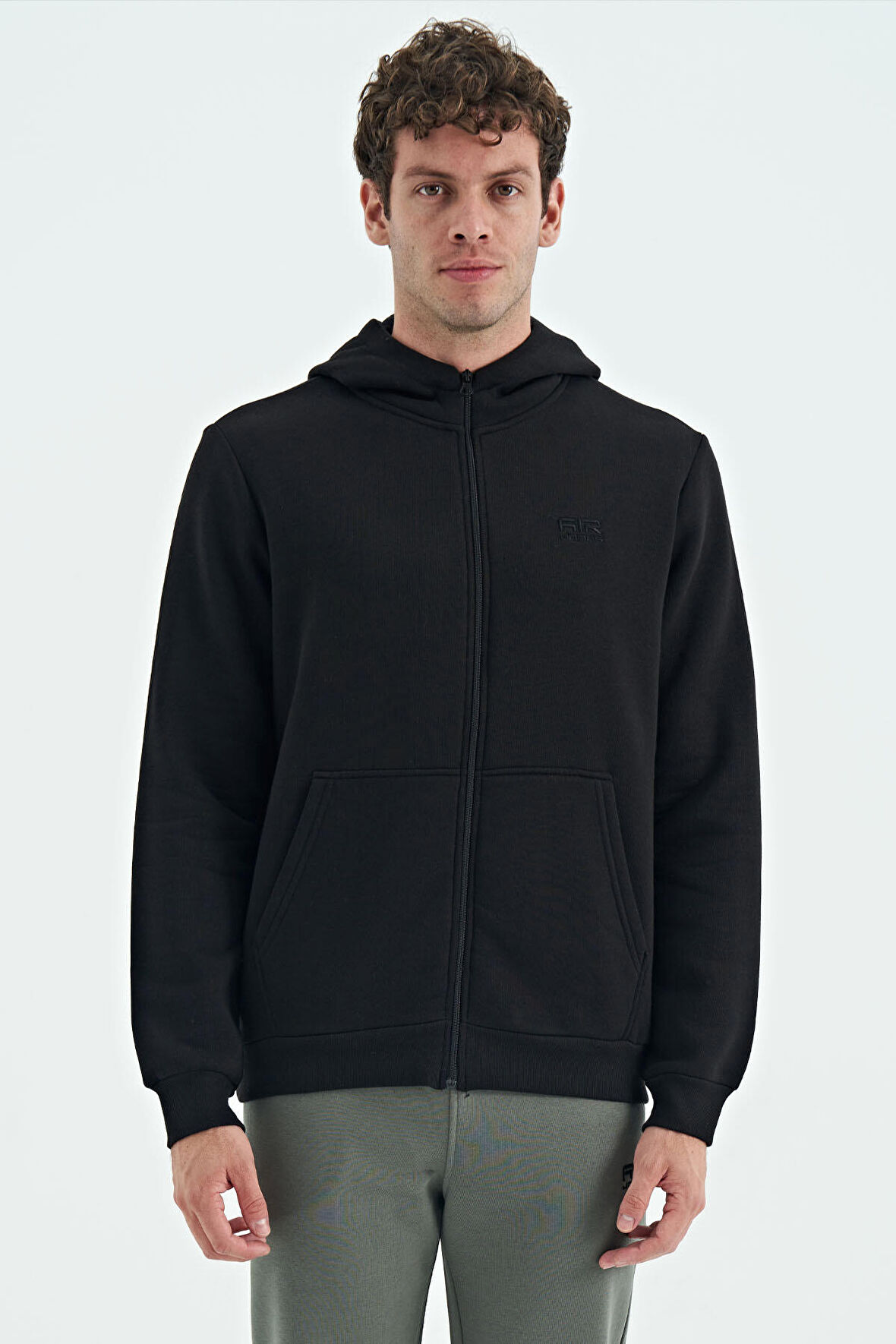 Hector Siyah Şardonlu Erkek Sweatshirt - 88139