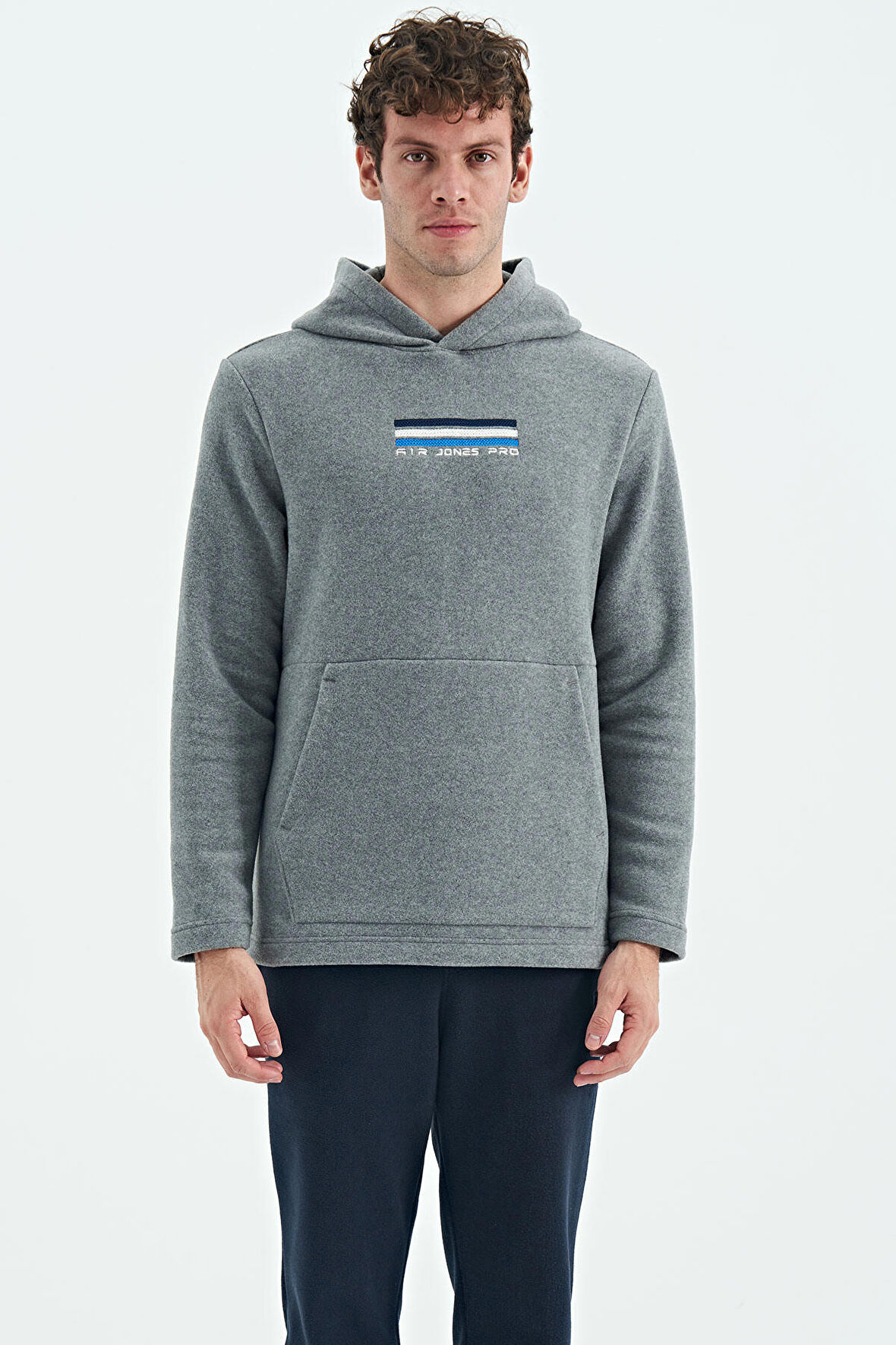 Hern Gri Melanj Erkek Polar Sweatshirt - 88301