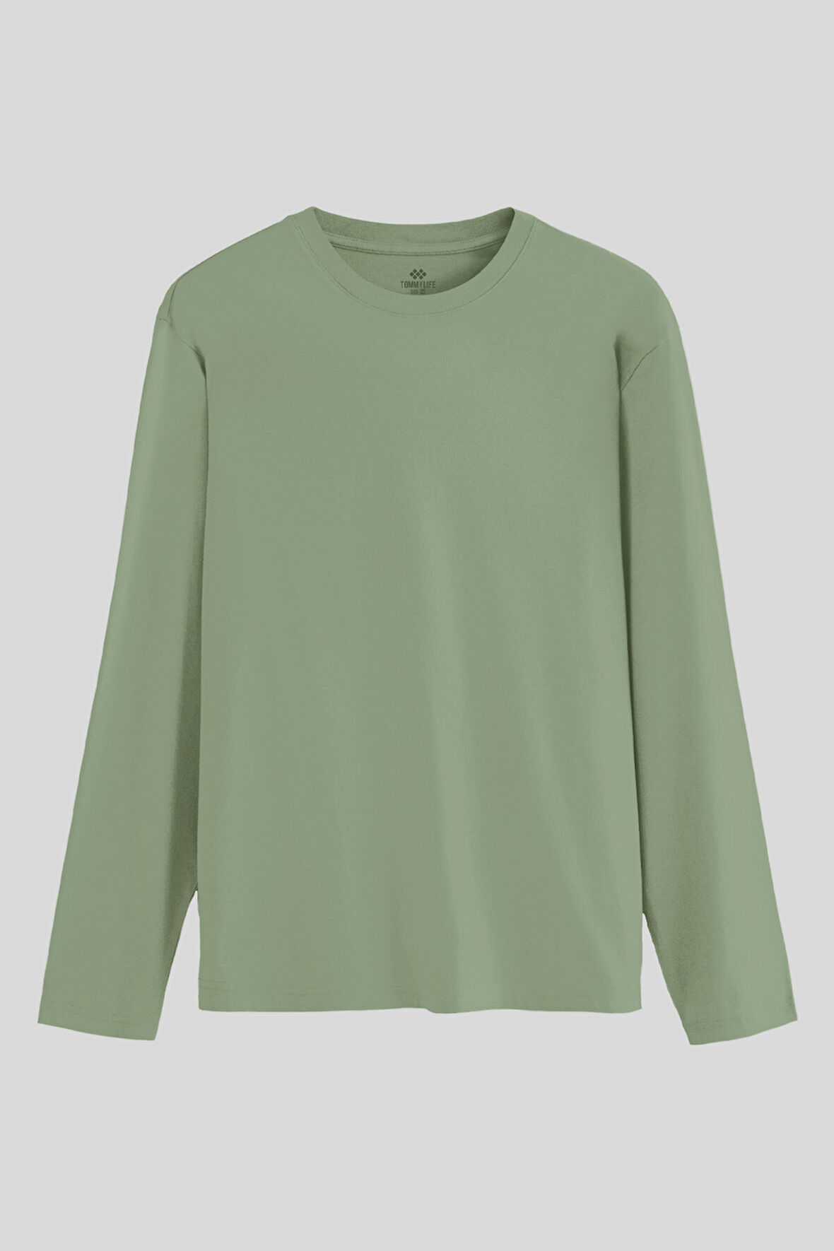 Kaktüs Standart Fit Basic O Yaka Uzun Kollu İnce Erkek T-Shirt - 87997