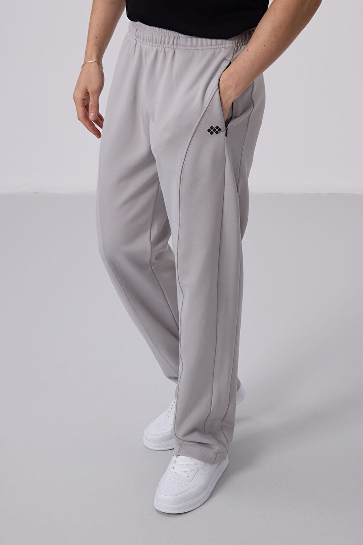 Taş Yüzeyi Dokulu Standart Fit Palazzo Erkek Pantolon - 82171