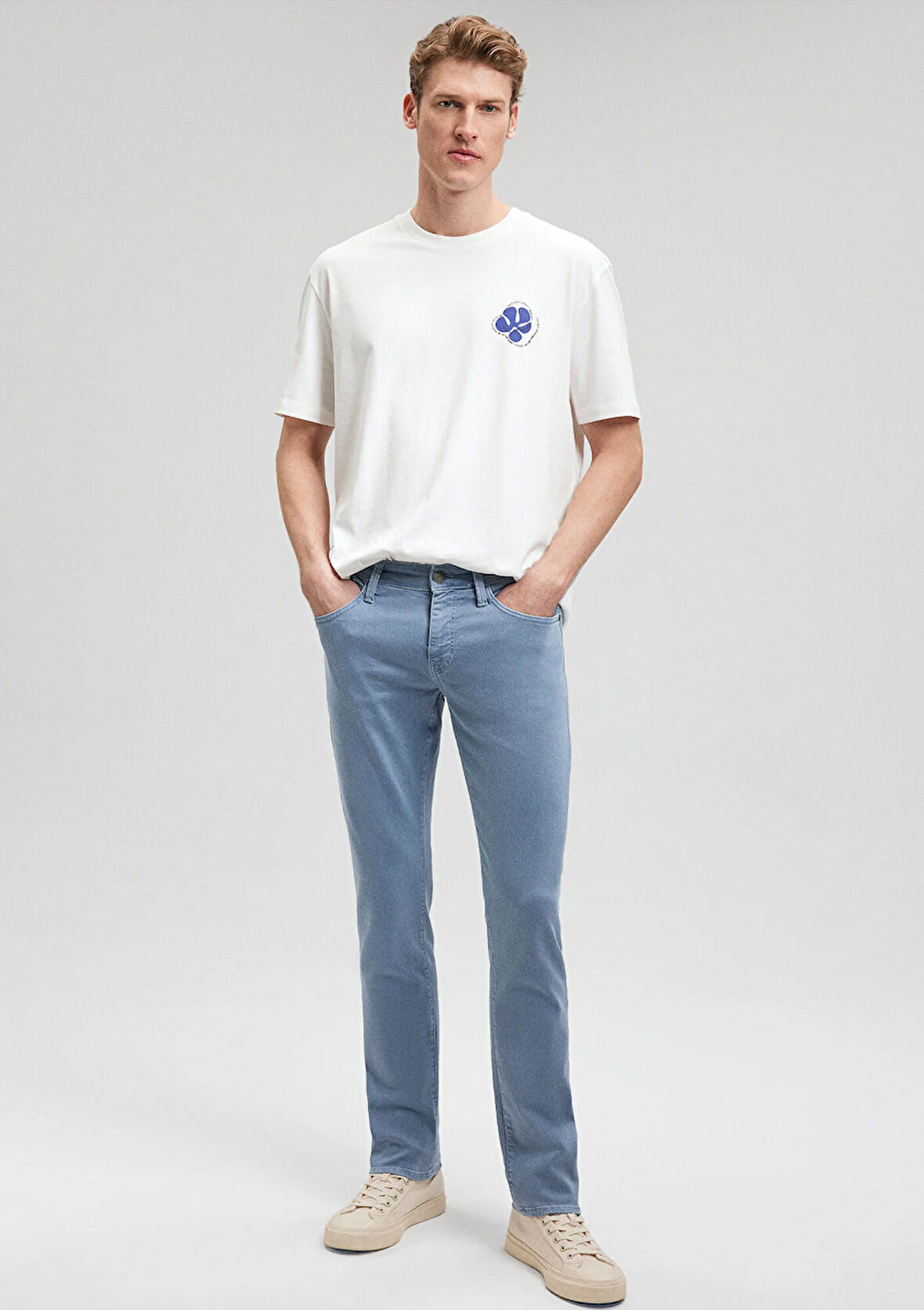 Jake Nehir Mavisi Comfort Gabardin Pantolon 0042286570