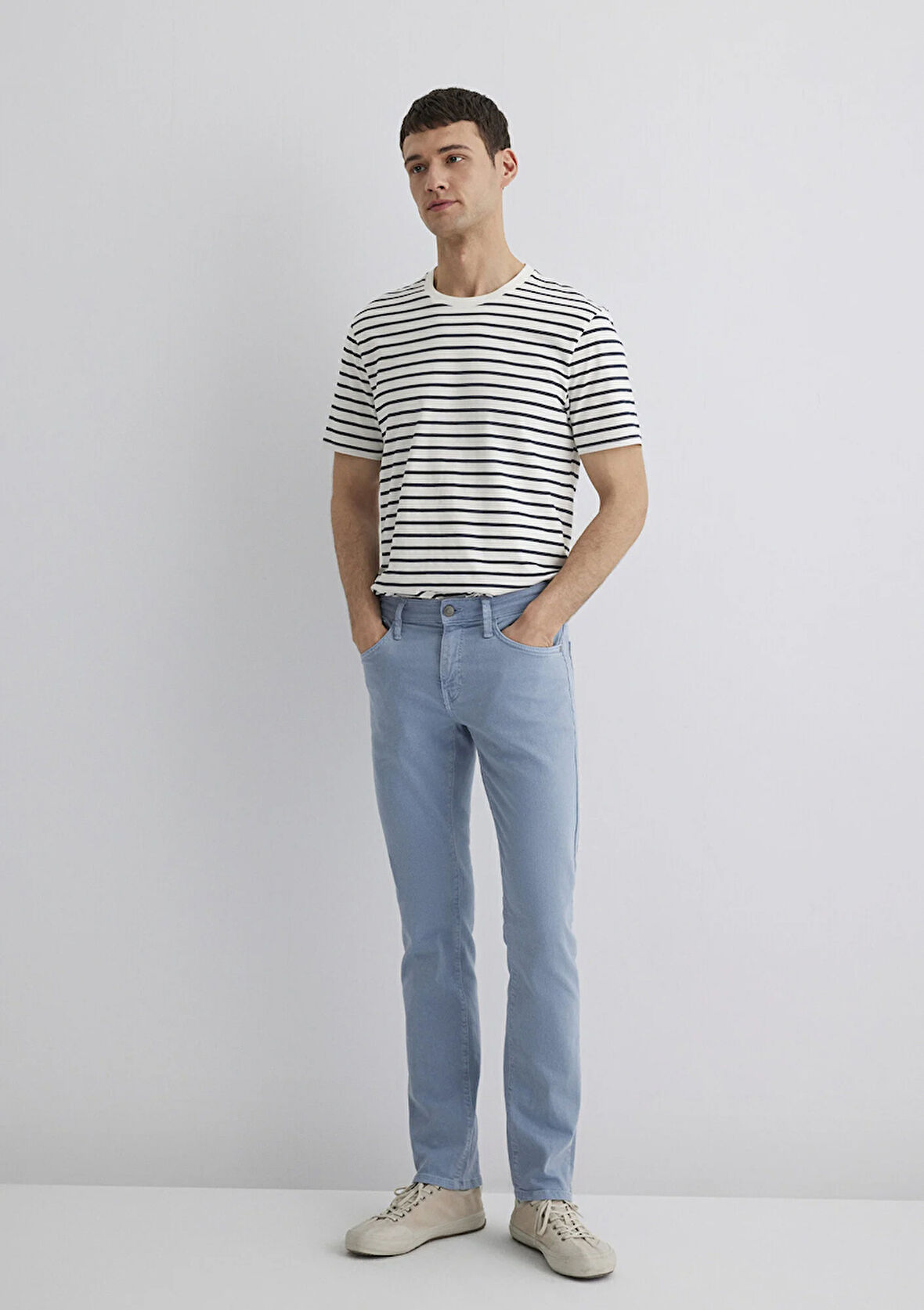 Jake Nehir Mavisi Comfort Gabardin Pantolon 0042286570