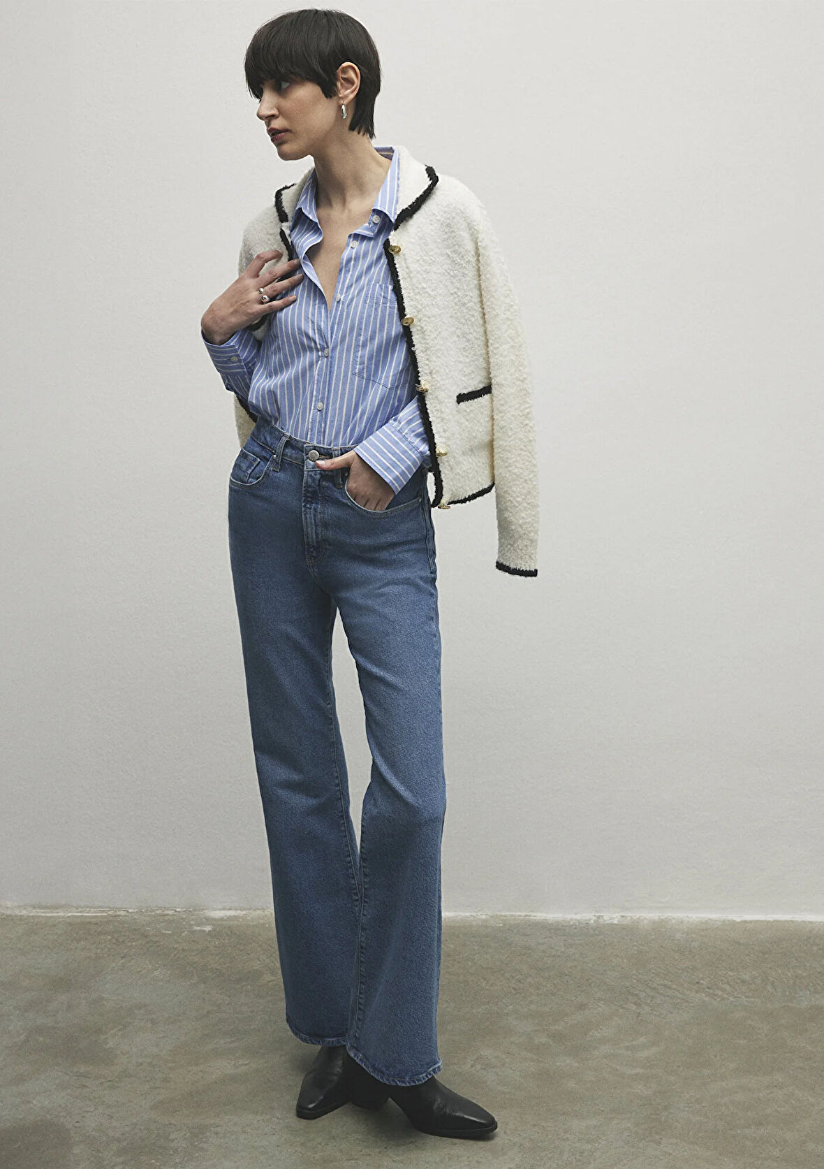 Los Angeles Classic Denim Indigo Mavisi Jean Pantolon 1010349-86463