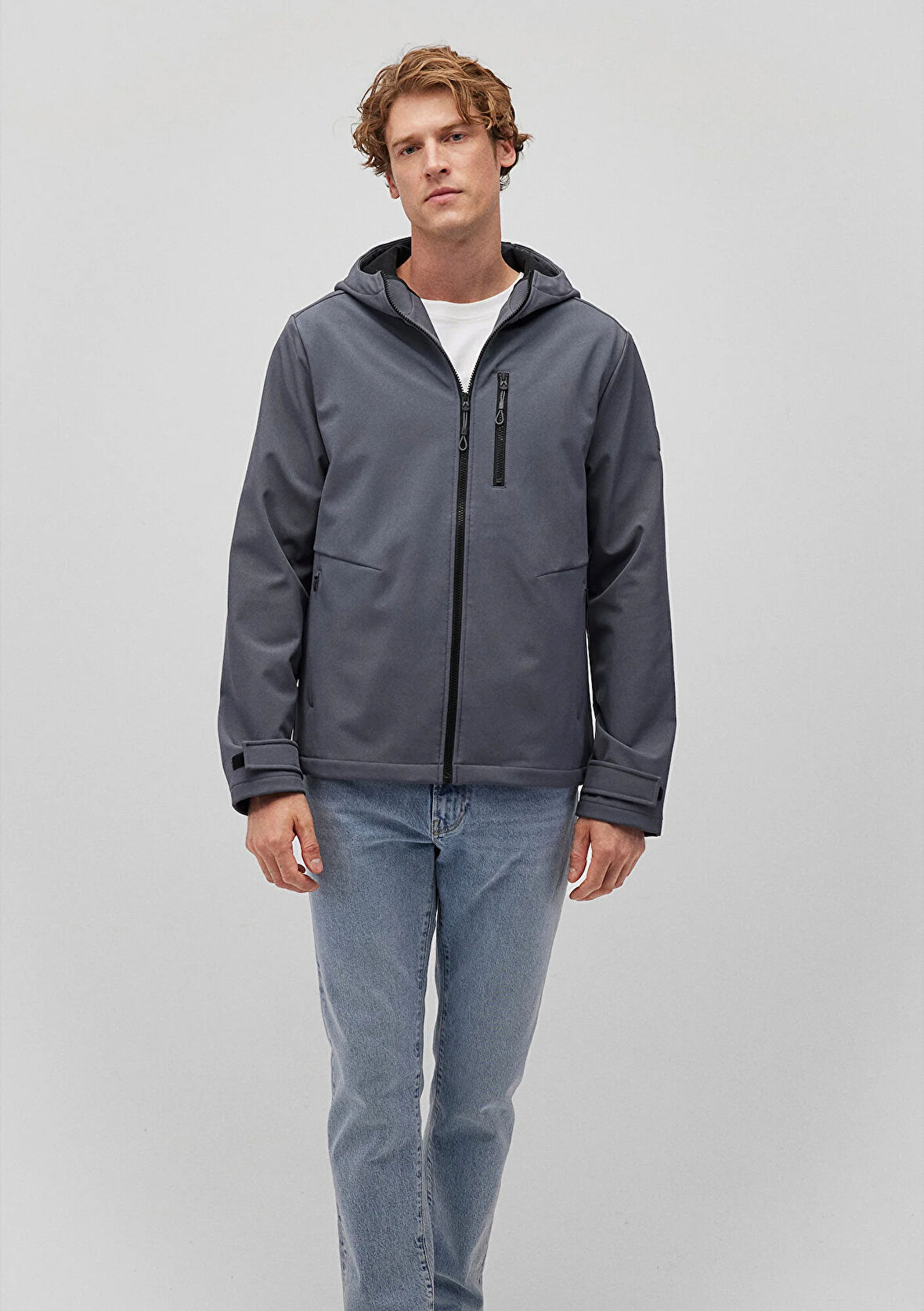 Kapüşonlu Lacivert Ceket 0110351-80776