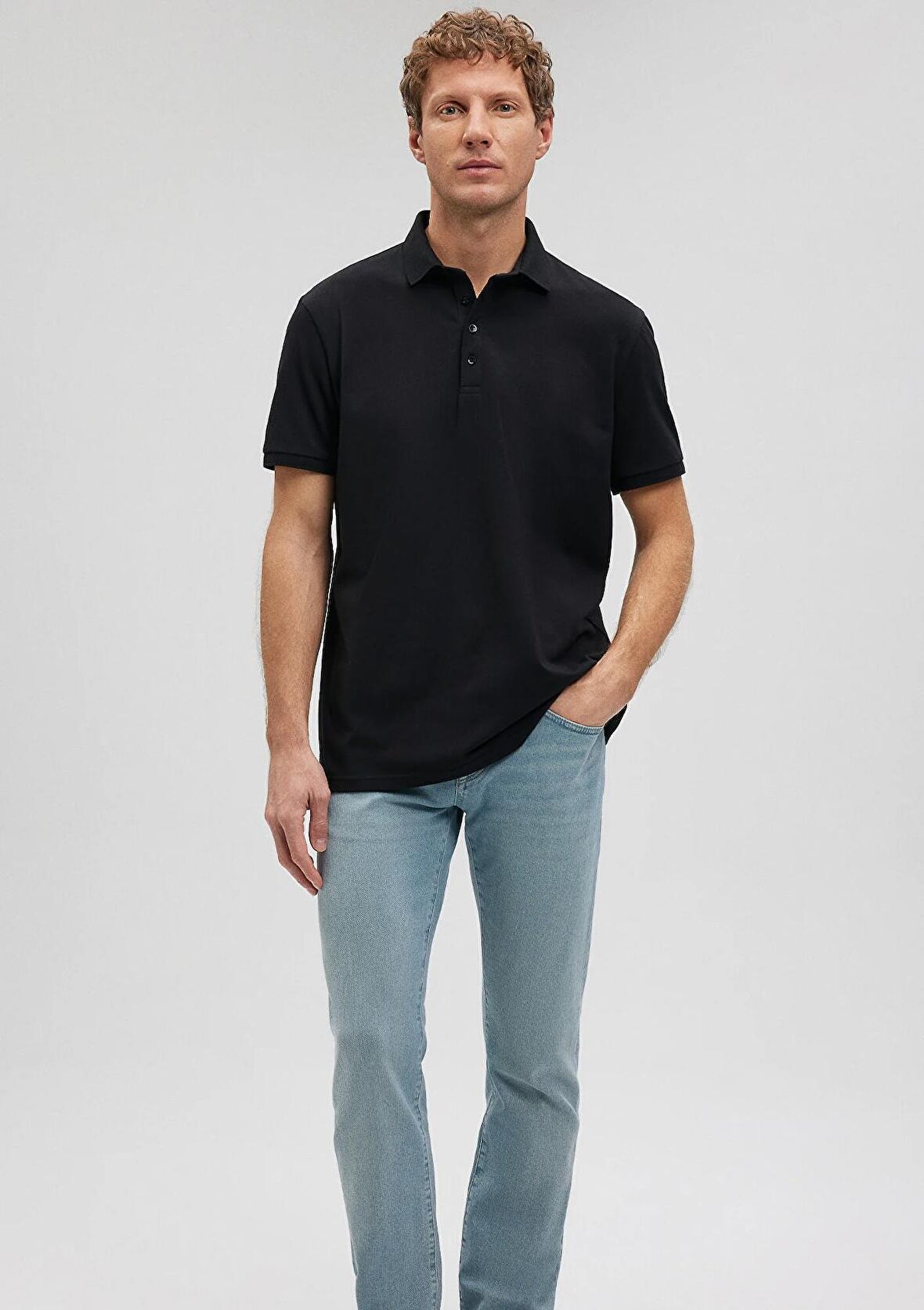 Mavi Siyah Polo Tişört 0612011-900
