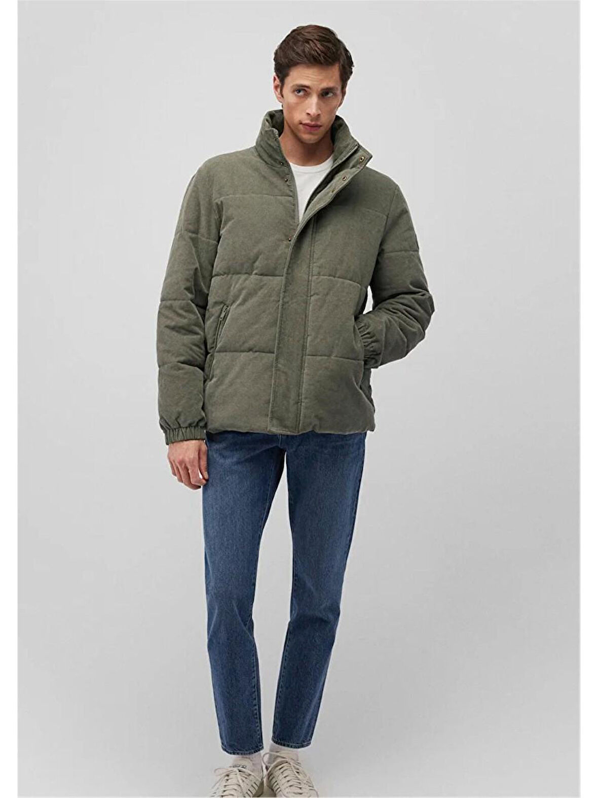 Mavi Dik Yaka Ceket Mont M0110476-85485