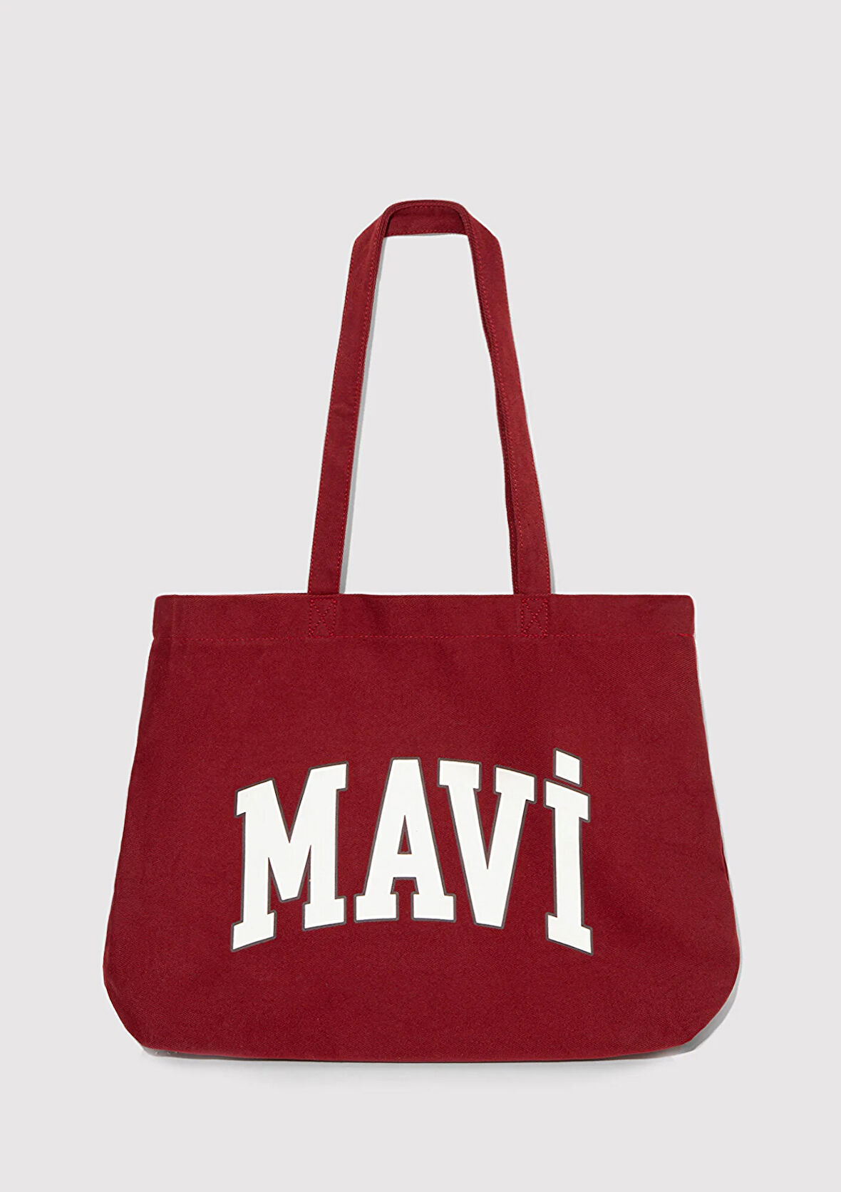 Mavi Logo Baskılı Bordo Omuz Çantası 1912022-85347