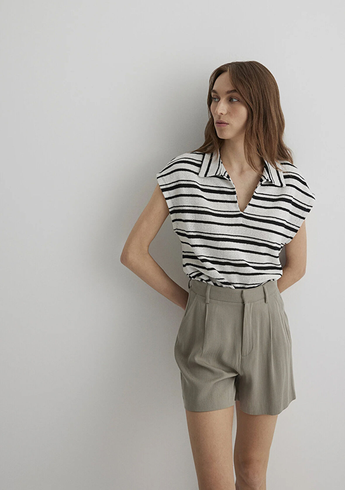 Çizgili Polo Tişört 1612610-85454