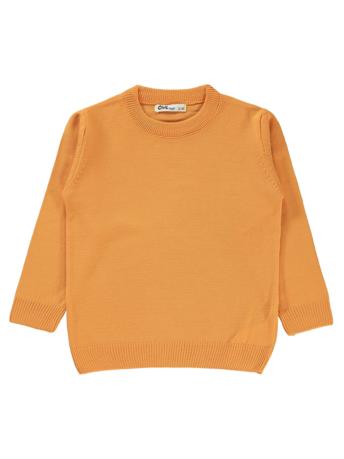 Civil Boys Erkek Çocuk Kazak 2-5 Yaş Hardal