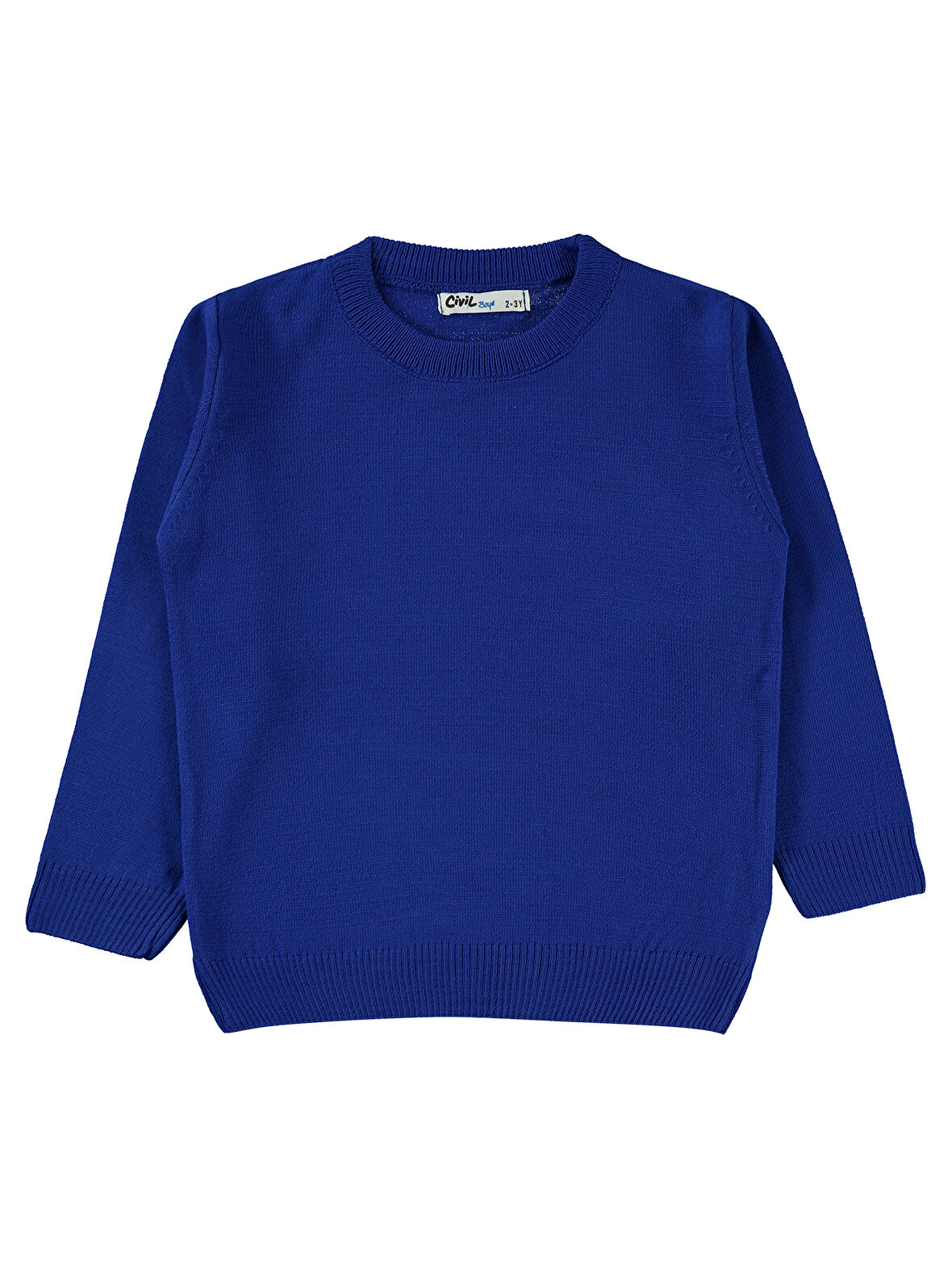 Civil Boys Erkek Çocuk Kazak 2-5 Yaş Saks Mavisi