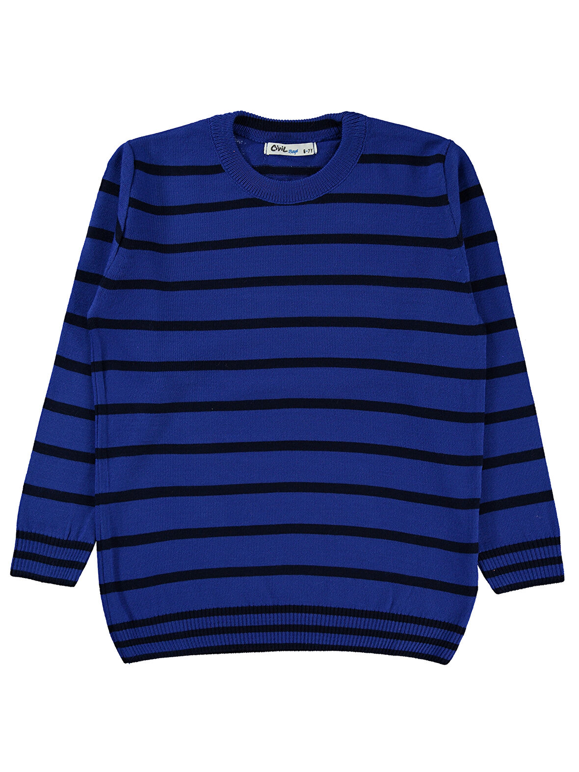 Civil Boys Erkek Çocuk Kazak 6-9 Yaş  Saks Mavisi