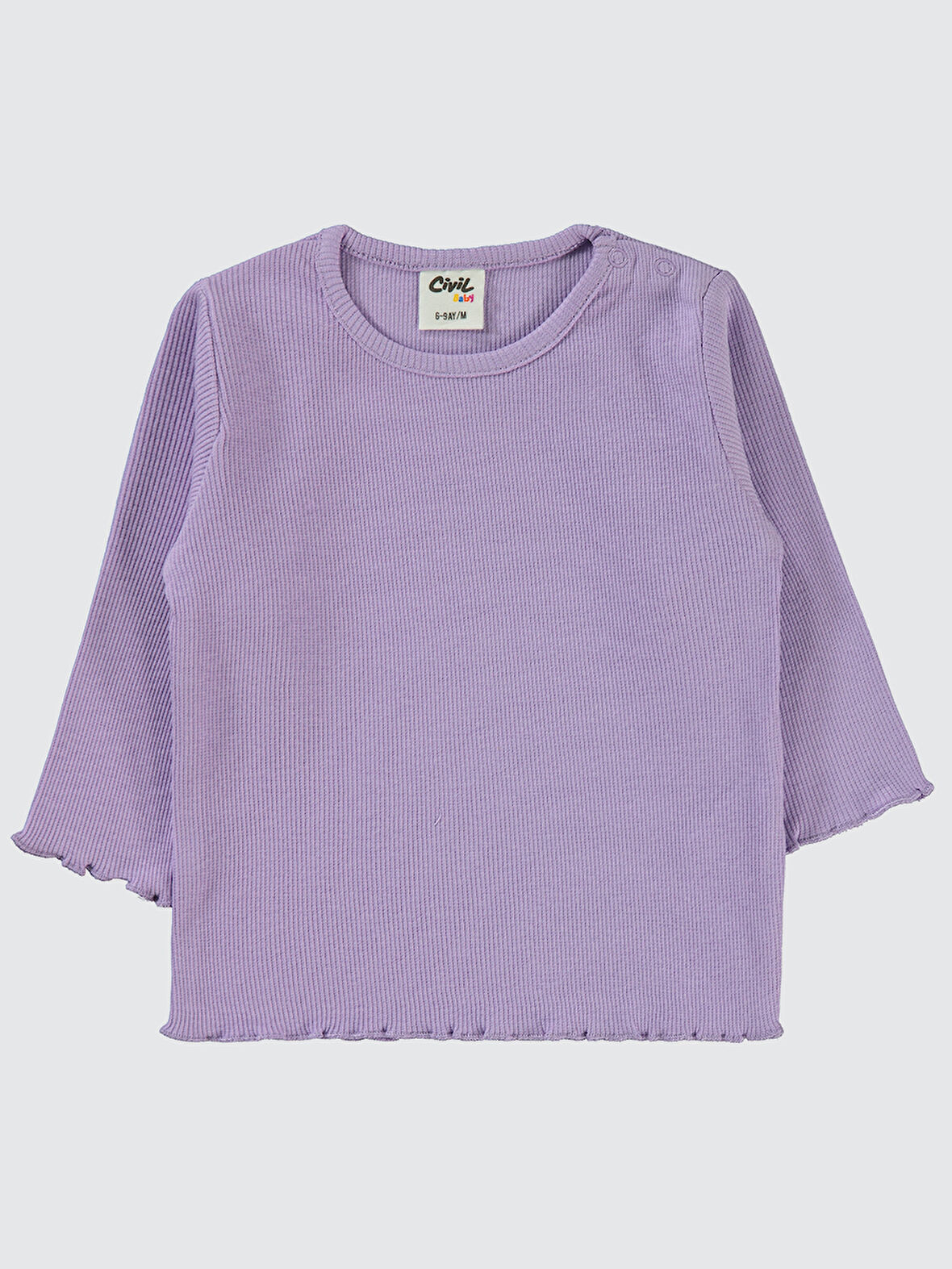 Civil Baby Kız Bebek Sweatshirt 6-18 Ay Lila