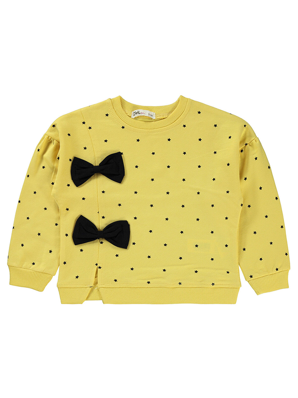 Civil Girls Kız Çocuk Sweatshirt 2-5 Yaş Ananas