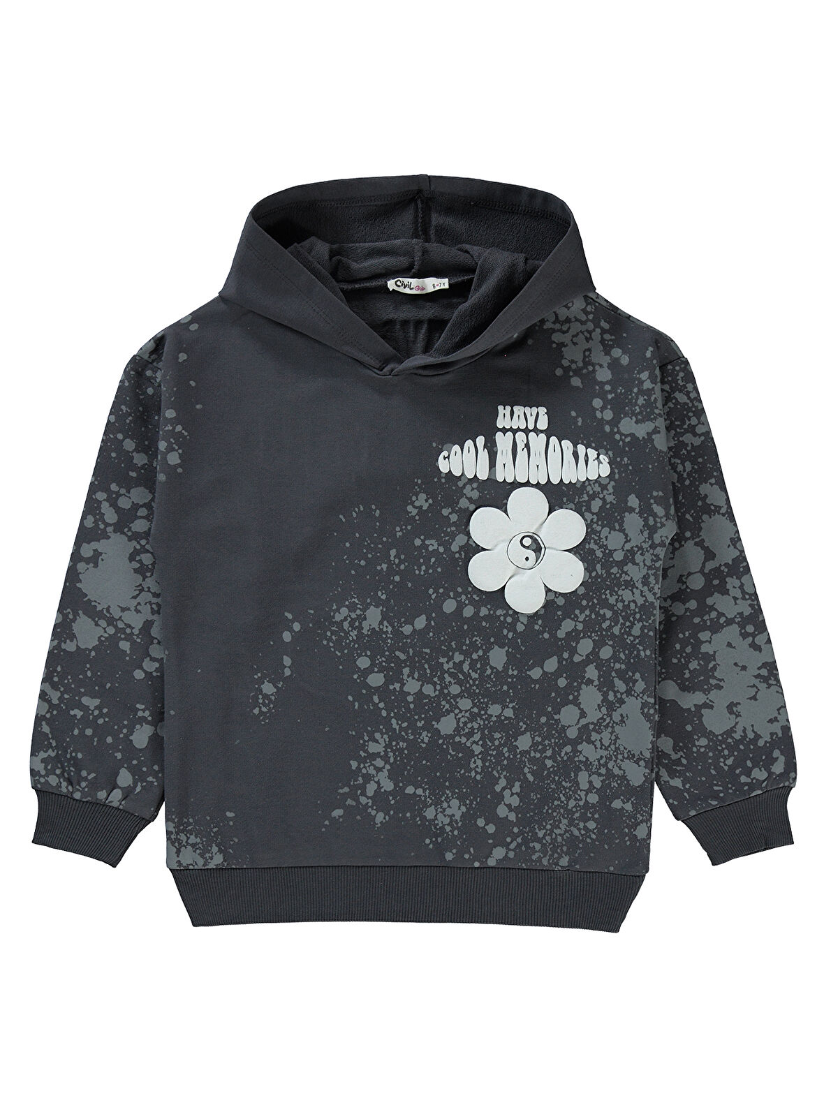 Civil Girls Kız Çocuk Sweatsihrt 10-13 Yaş Füme