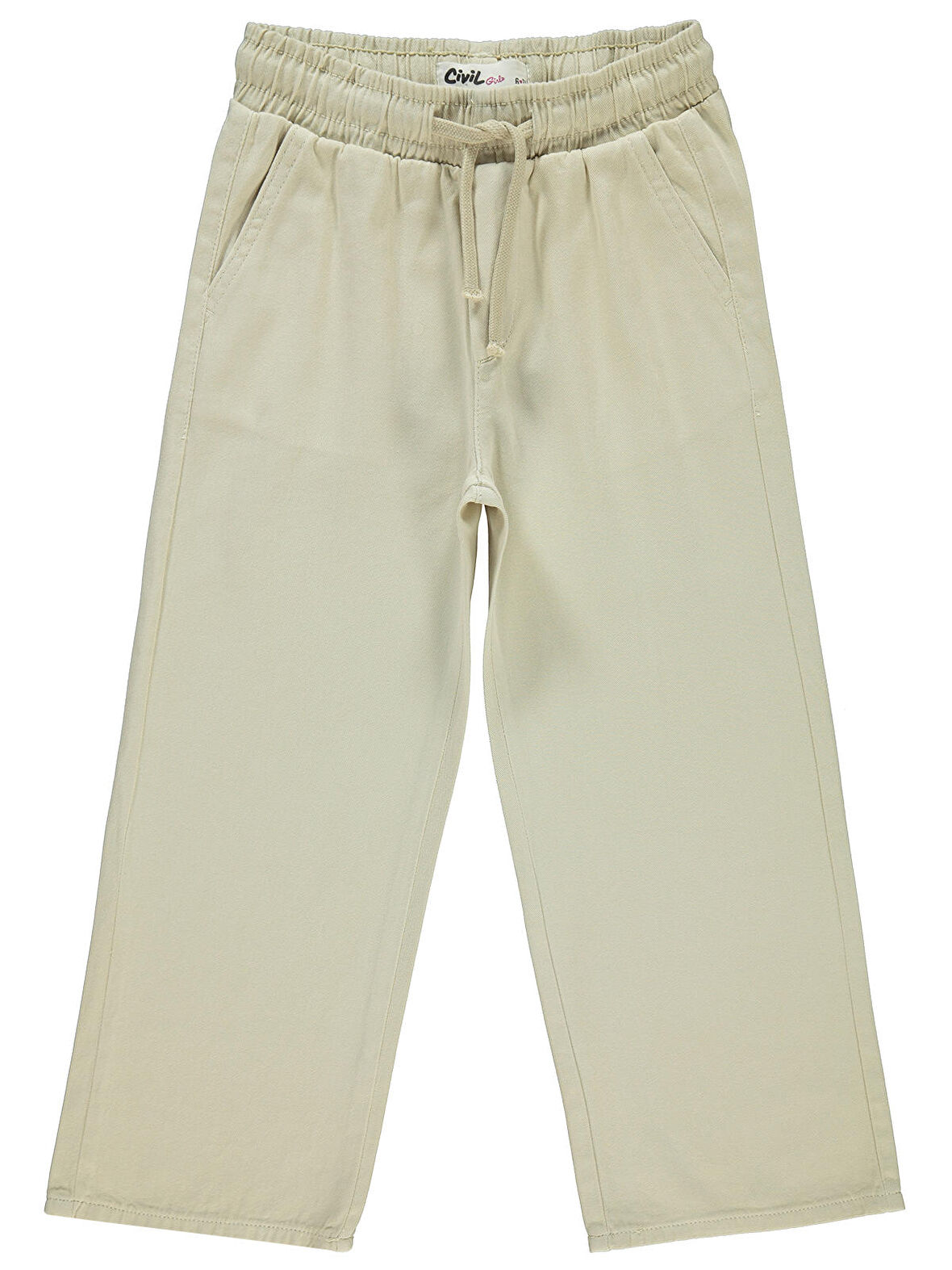 Civil Girls Kız Çocuk Pantolon 6-9 Yaş  Bej