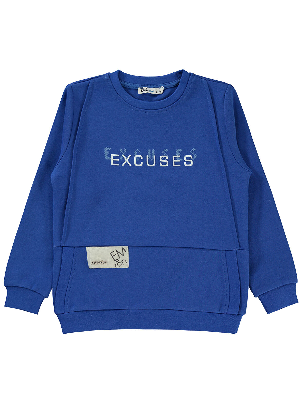 Civil Boys Erkek Çocuk Sweatshirt 10-13 Yaş  Saks Mavisi