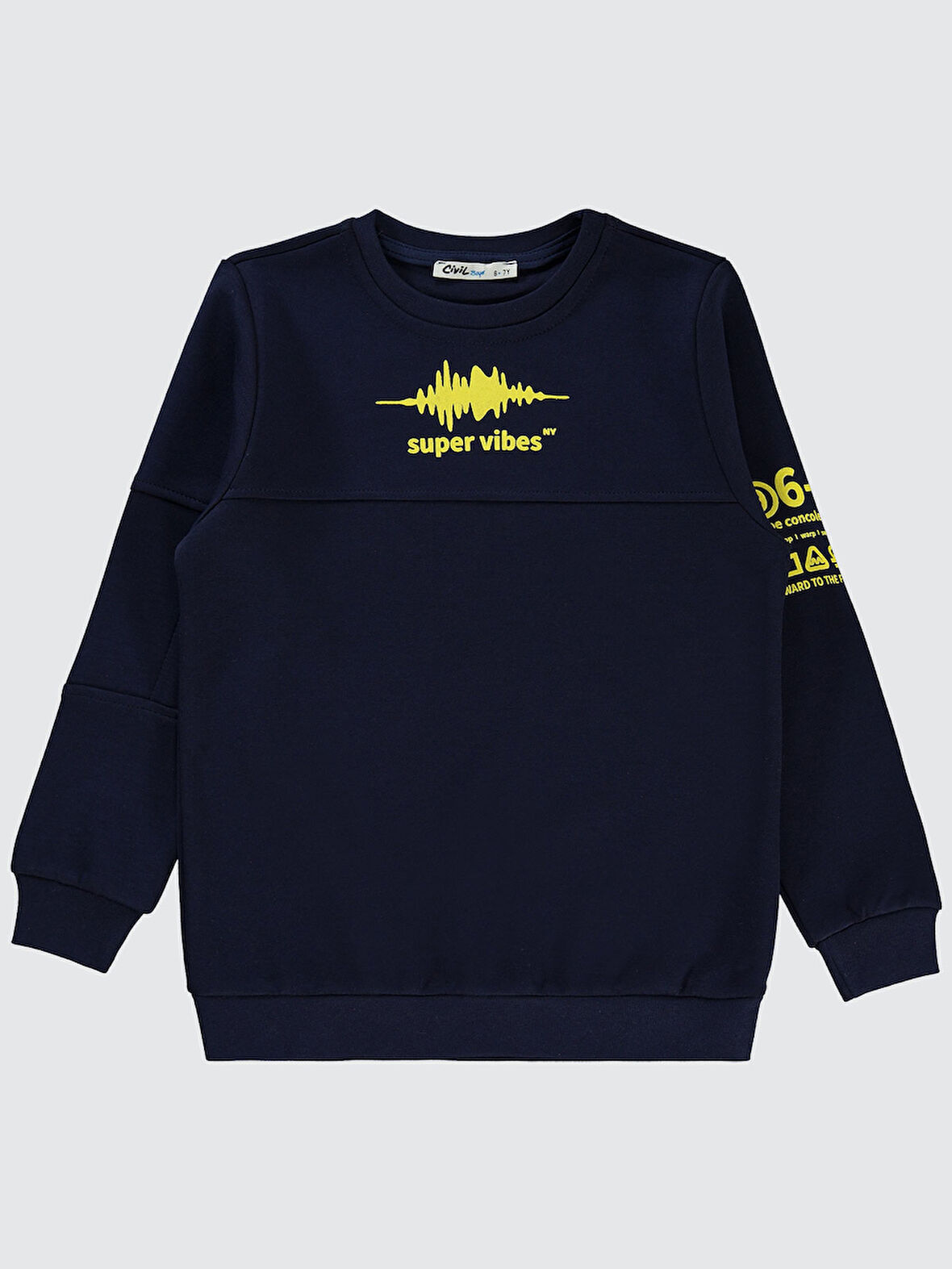 Civil Boys Erkek Çocuk Sweatshirt 6-9 Yaş Lacivert