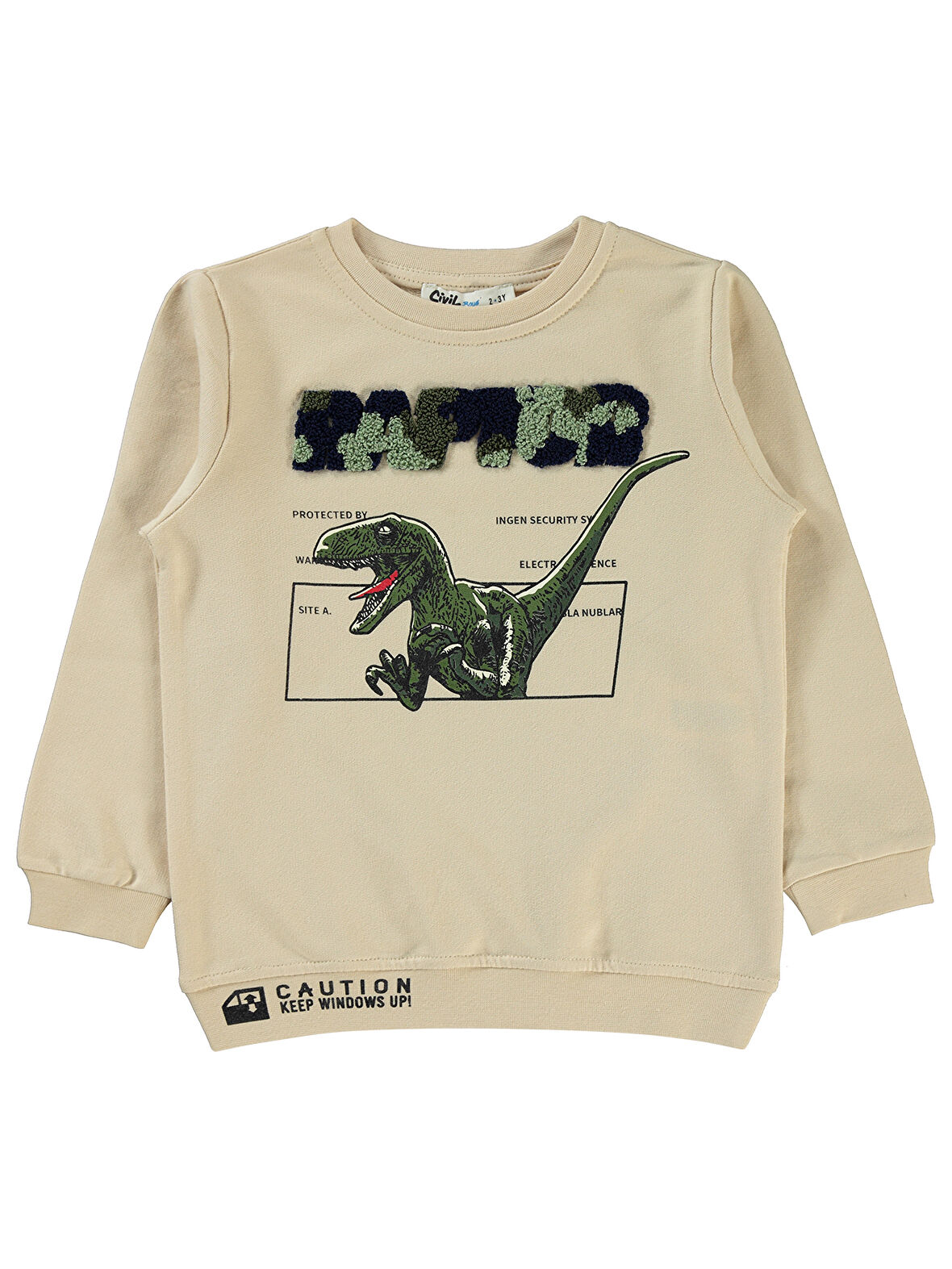 Civil Boys Erkek Çocuk Sweatshirt 2-5 Yaş Taş Rengi