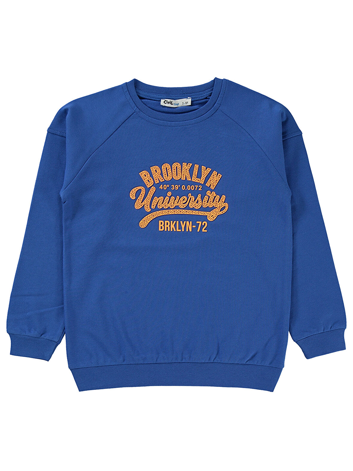 Civil Boys Erkek Çocuk Sweatshirt 6-9 Yaş Saks