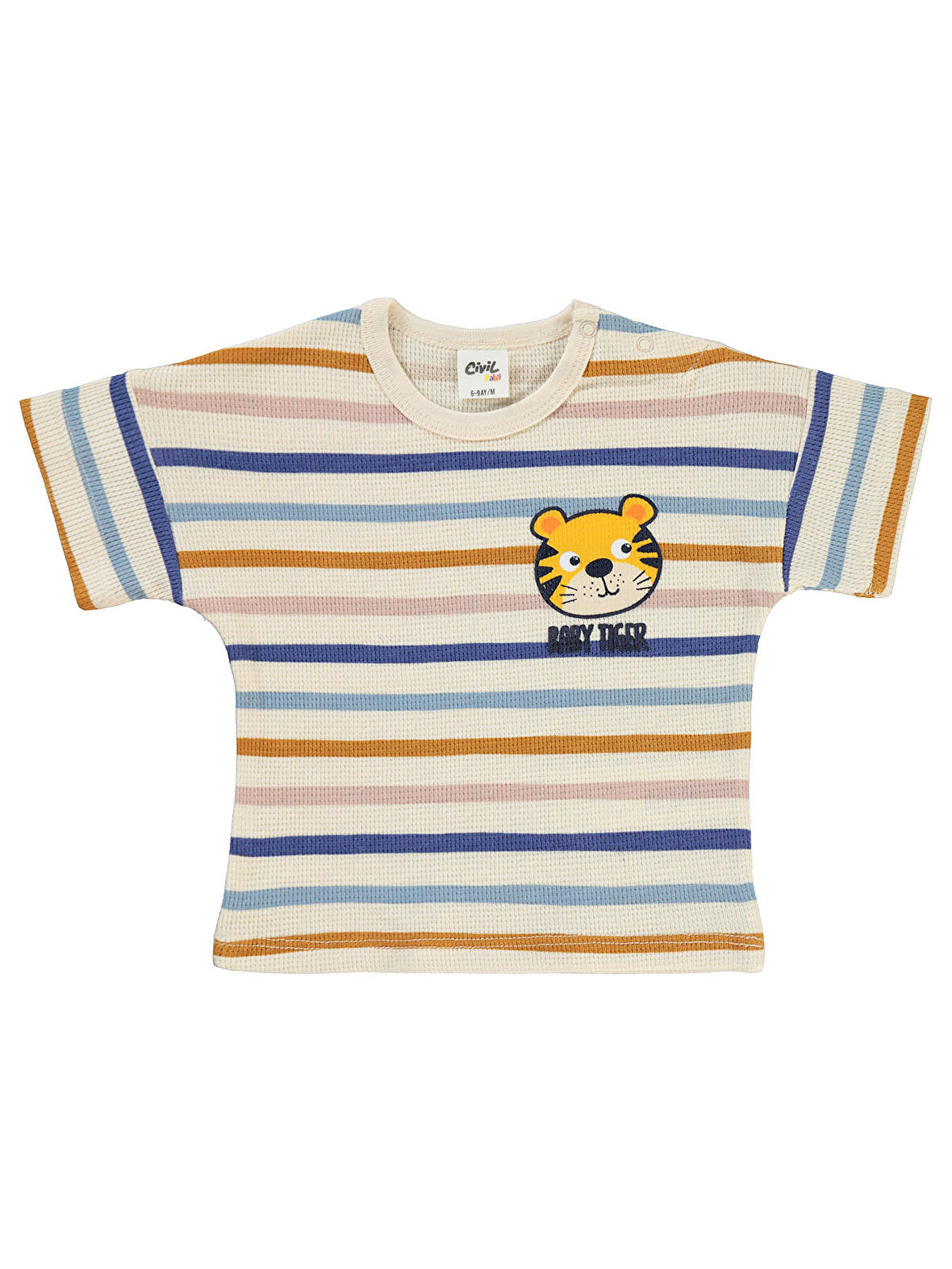 Civil Baby Erkek Bebek Tişört 6-18 Ay Fil Dişi