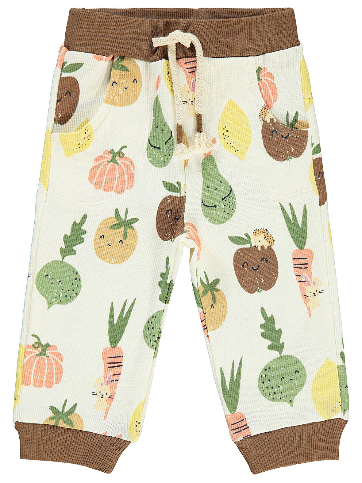 Civil Baby Erkek Bebek Eşofman Altı 6-18 Ay Ekru