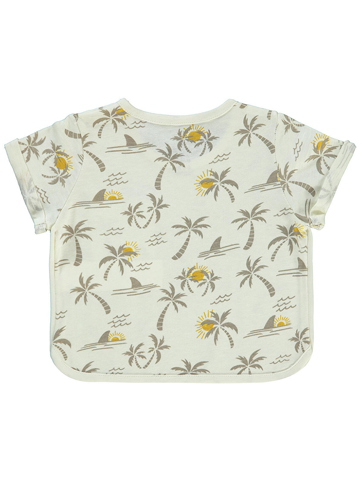 Civil Baby Erkek Bebek Tişört 6-18 Ay Ekru