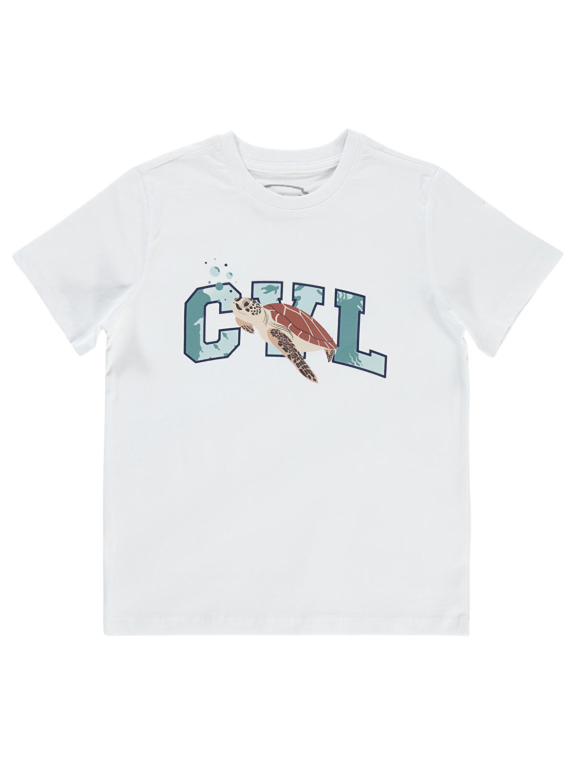 Civil Boys Erkek Çocuk Tişört 6-9 Yaş Beyaz