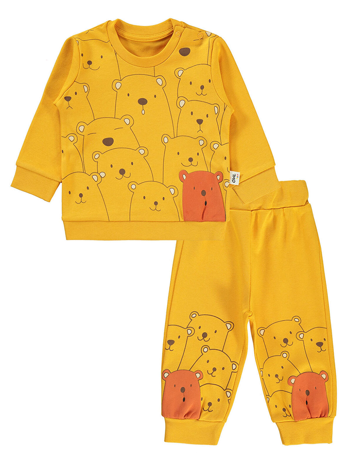 Civil Baby Erkek Bebek Takım 6-18 Ay Sütlükahve