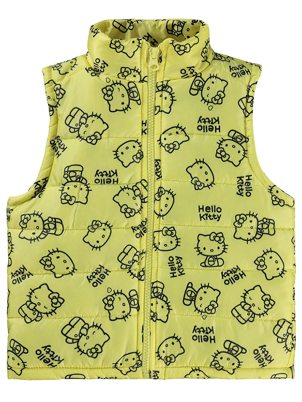 Hello Kitty Kız Çocuk Yelek 2-5 Yaş Sarı