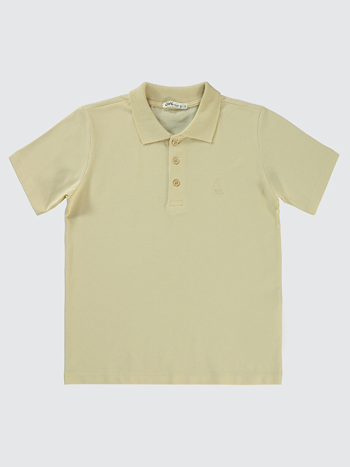 Civil Boys Erkek Çocuk Tişört 10-13 Yaş Taş Rengi