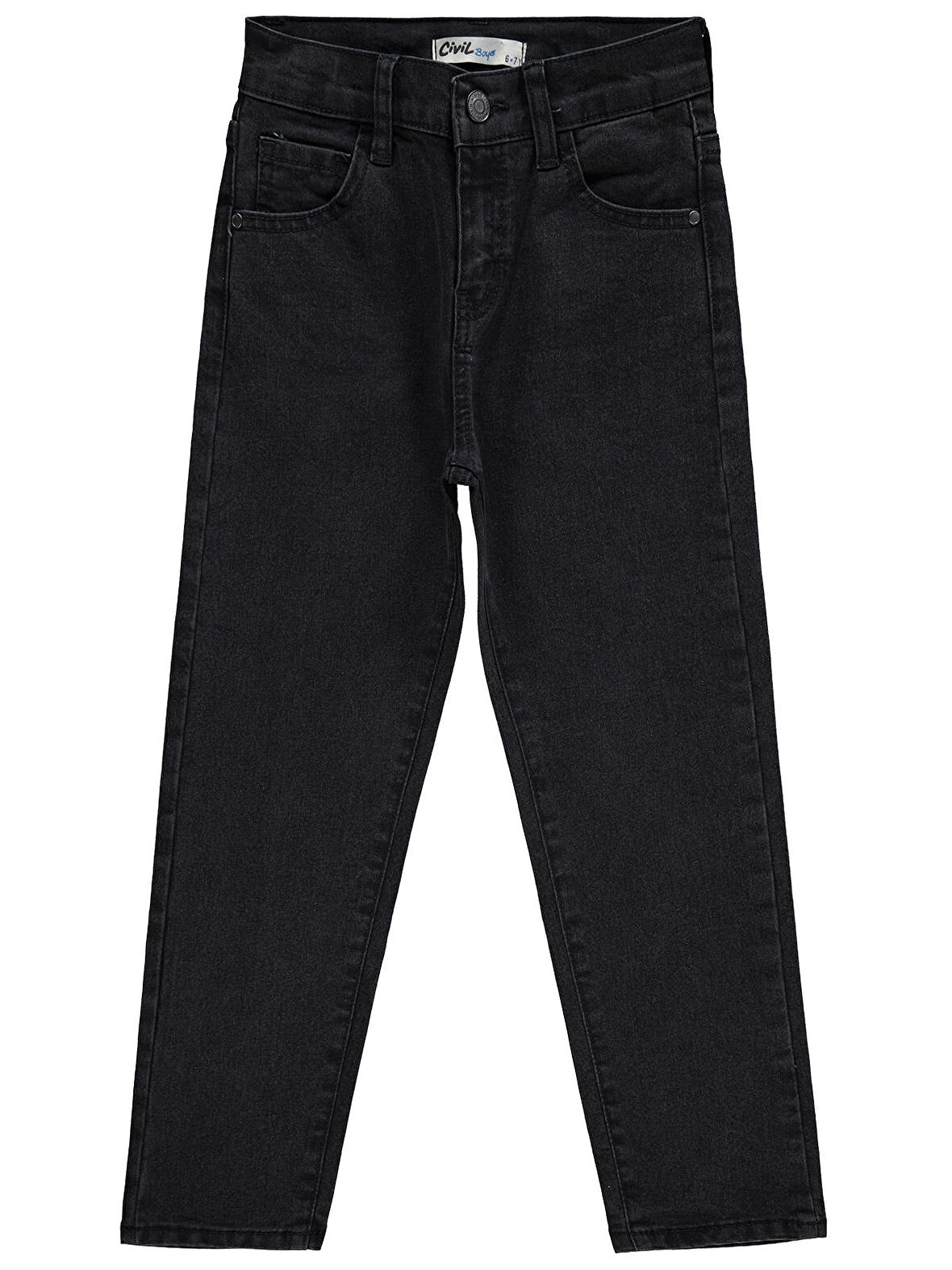Civil Boys Erkek Çocuk Kot Pantolon 6-9 Yaş Füme