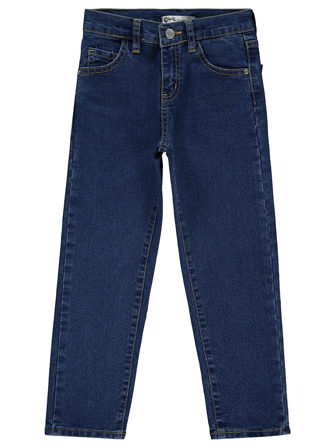 Civil Boys Erkek Çocuk Kot Pantolon 6-9 Yaş Mavi